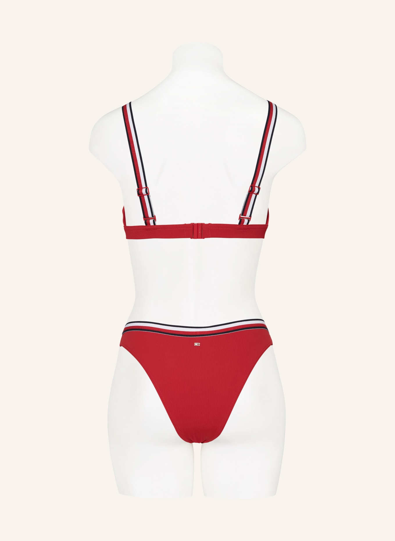 TOMMY HILFIGER Brazilian bikini bottoms, Color: RED/ DARK BLUE/ WHITE (Image 3)