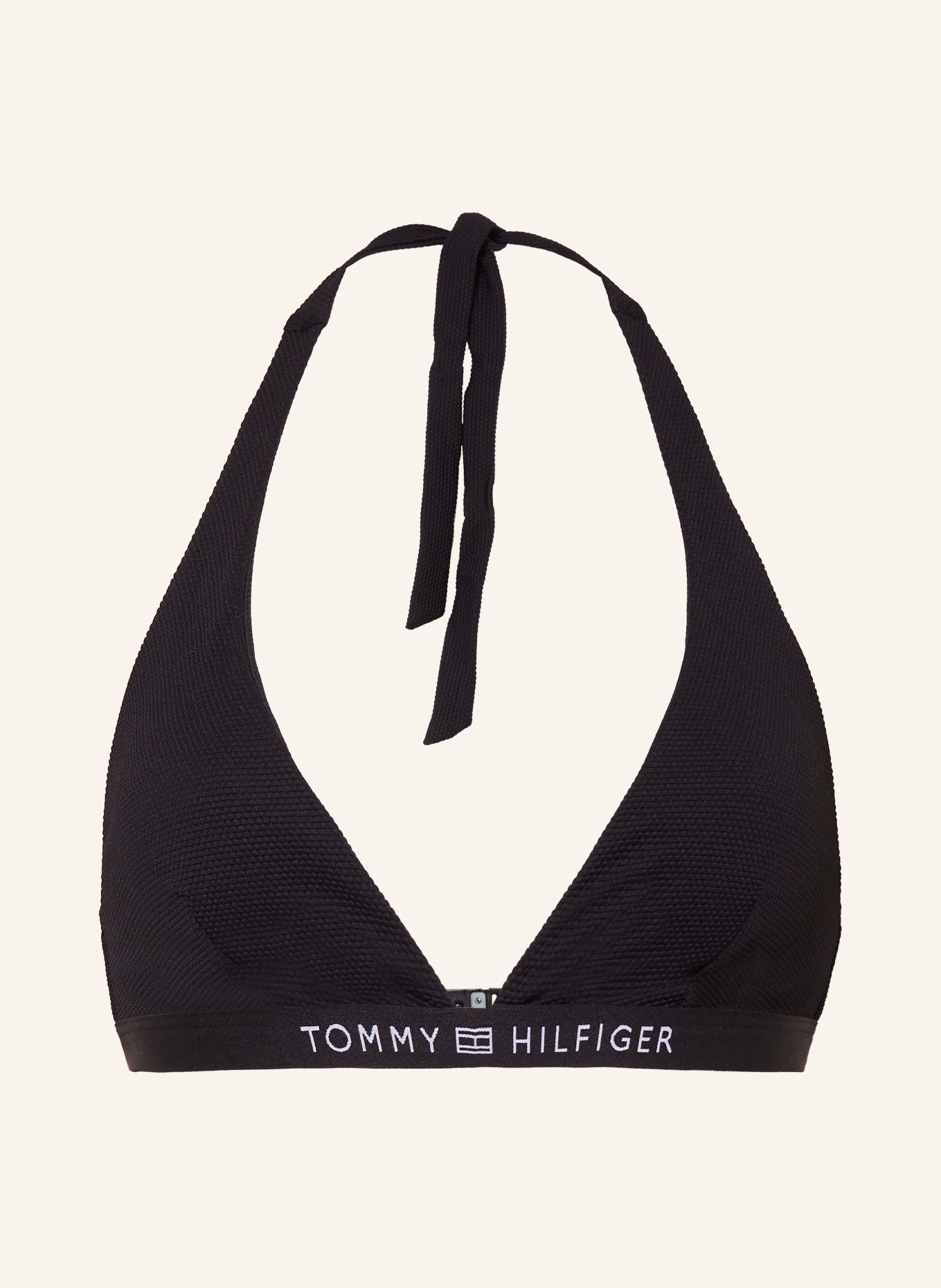 TOMMY HILFIGER Triangel-Bikini-Top, Farbe: SCHWARZ (Bild 1)
