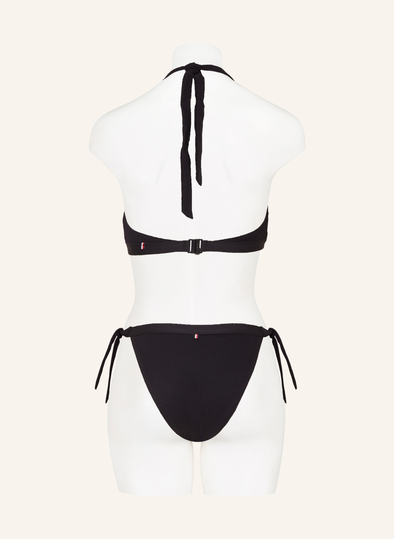 TOMMY HILFIGER Triangle bikini bottoms, Color: BLACK (Image 3)