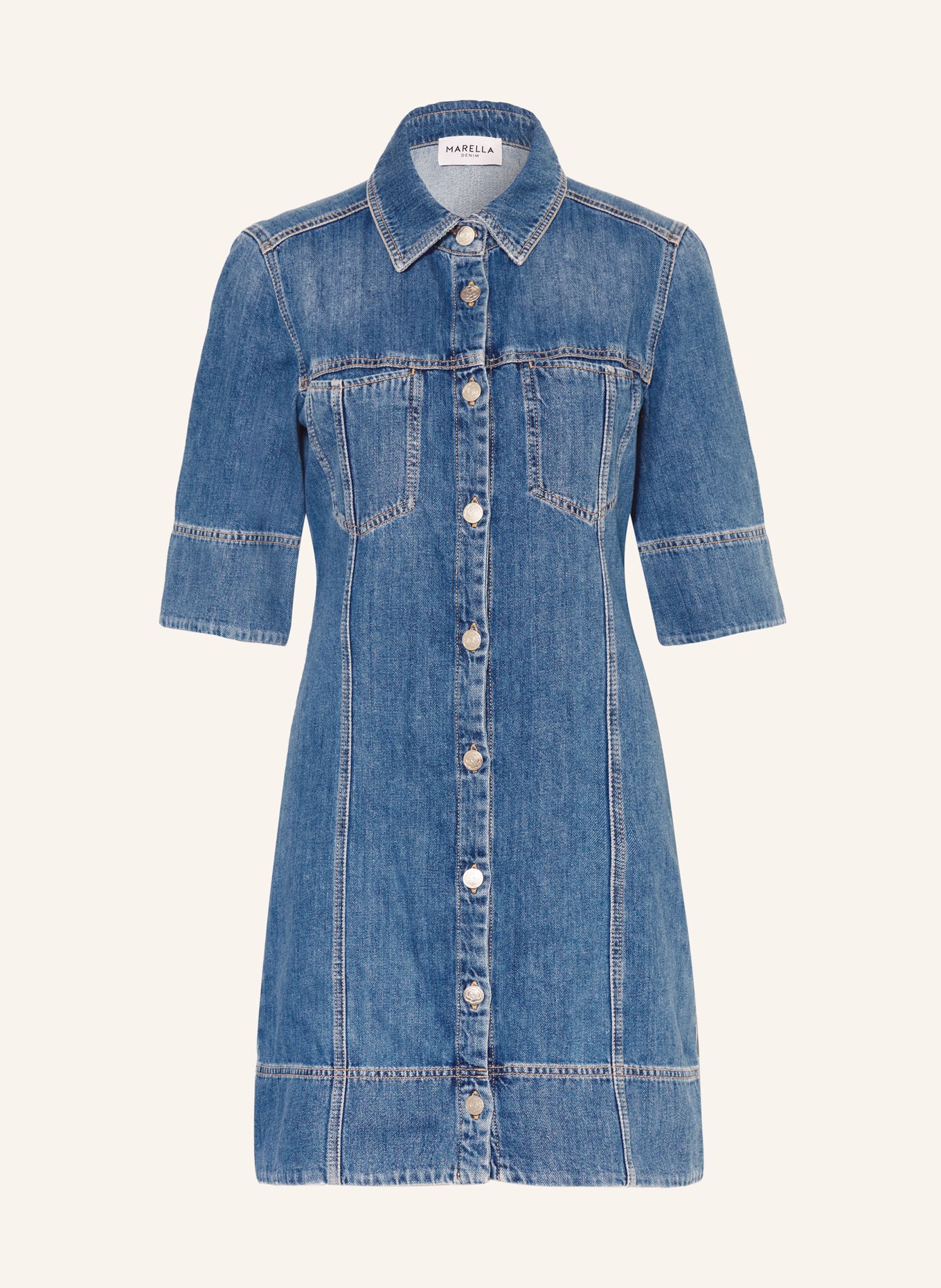 MARELLA Denim dress, Color: 001  blue jeans (Image 1)