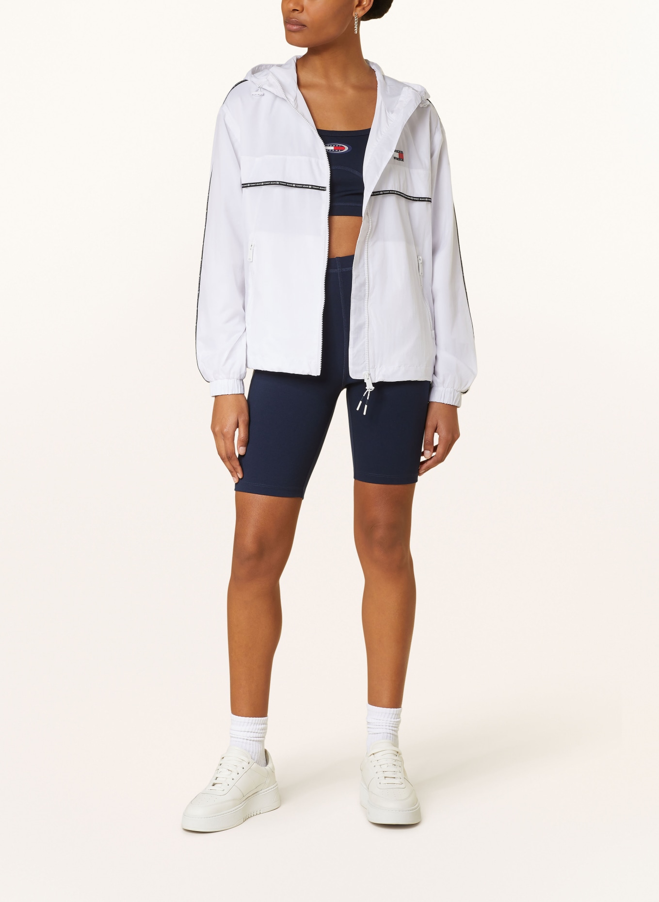 TOMMY JEANS Wind breaker, Color: WHITE (Image 2)