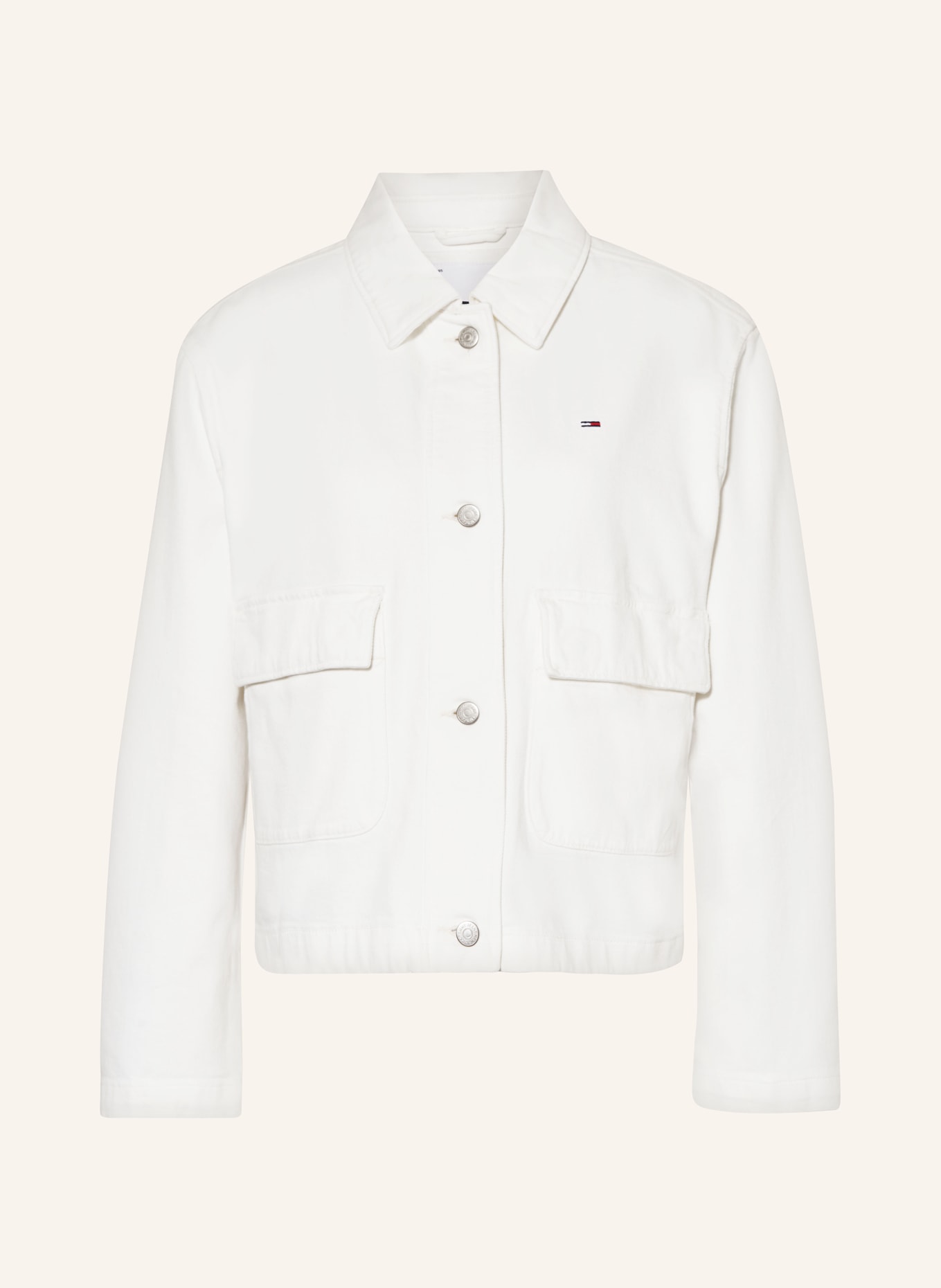 TOMMY JEANS Denim jacket, Color: WHITE (Image 1)