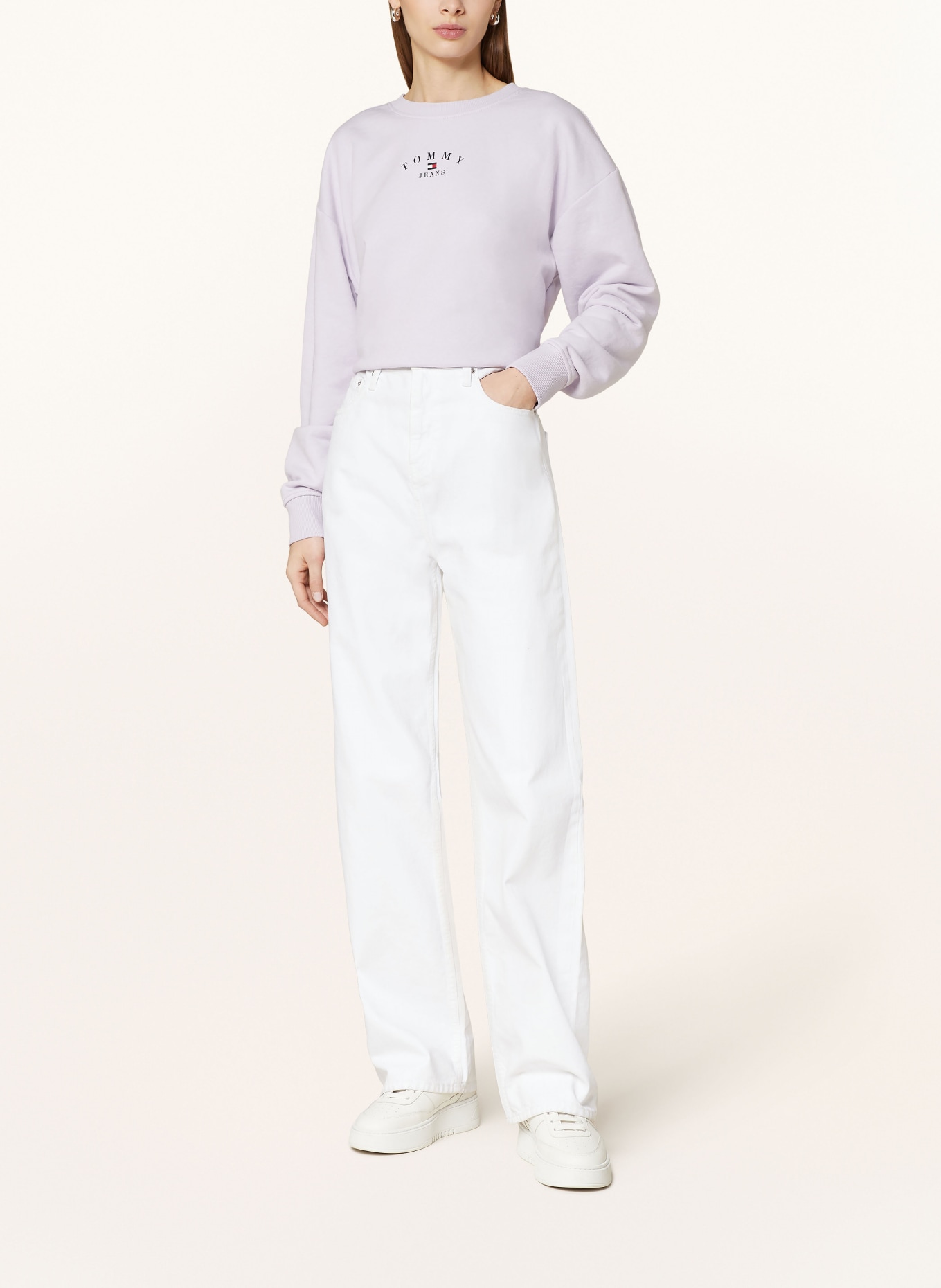 TOMMY JEANS Krótka bluza nierozpinana, Kolor: JASNOFIOLETOWY (Obrazek 2)