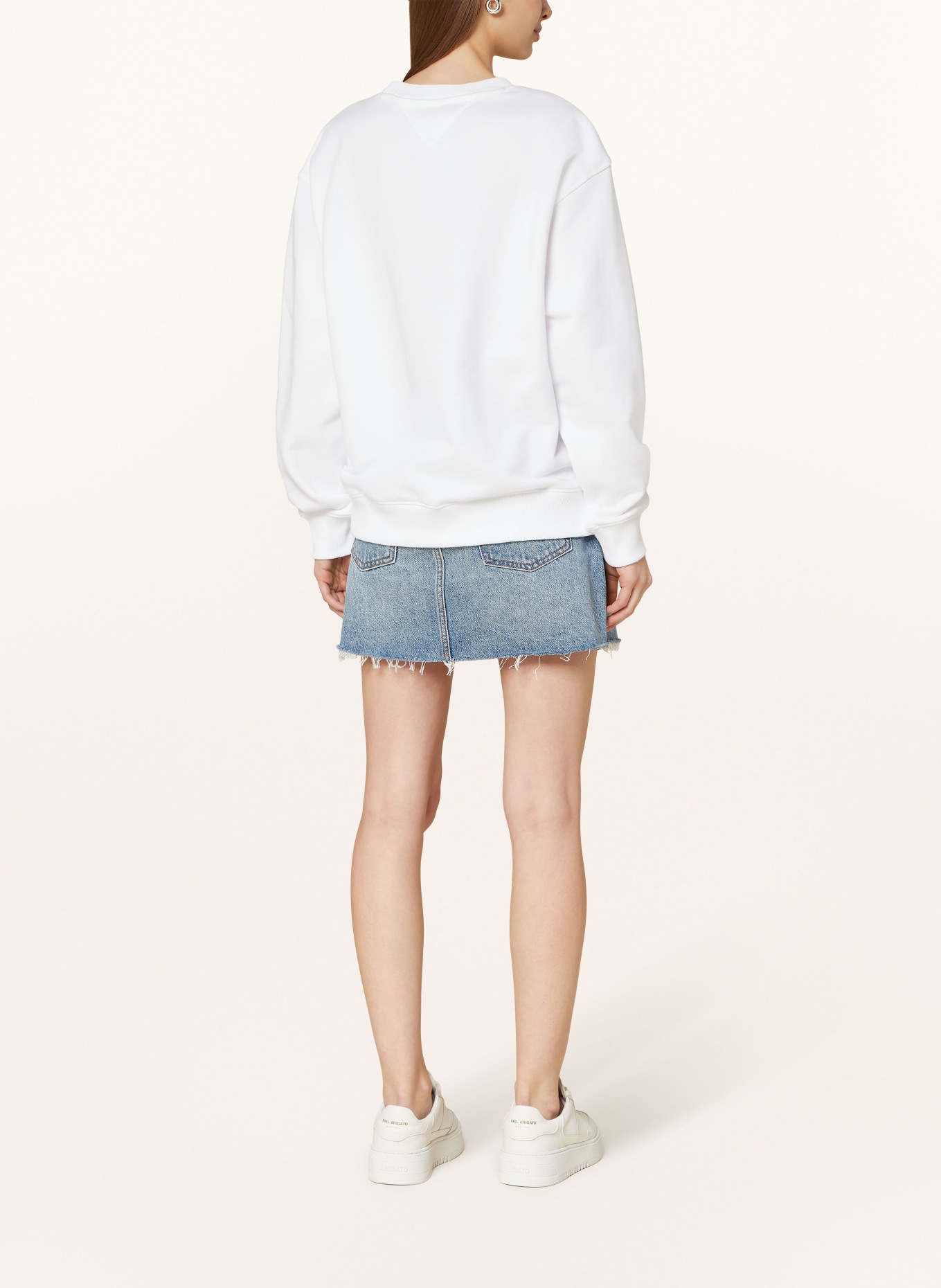 TOMMY JEANS Sweatshirt, Color: WHITE/ TEAL (Image 3)