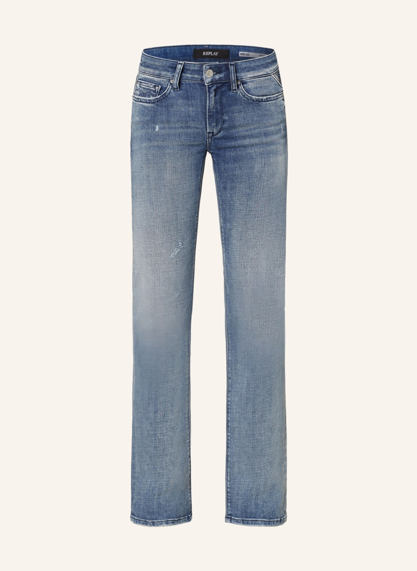 REPLAY Bootcut jeans LUZ, Color: 009 MEDIUM BLUE (Image 1)