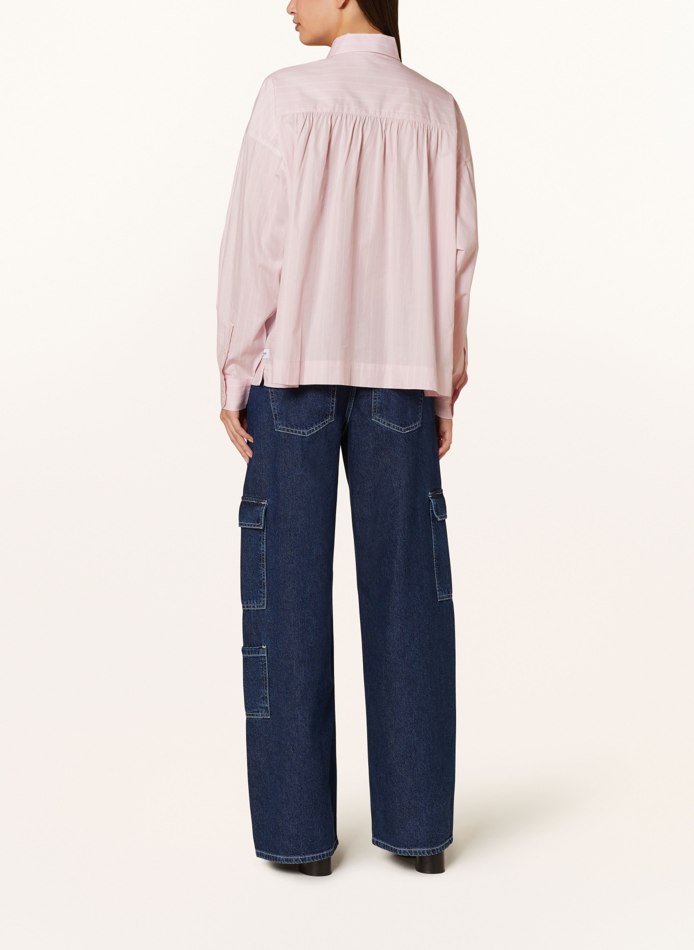 REPLAY Shirt blouse, Color: PINK/ WHITE (Image 3)