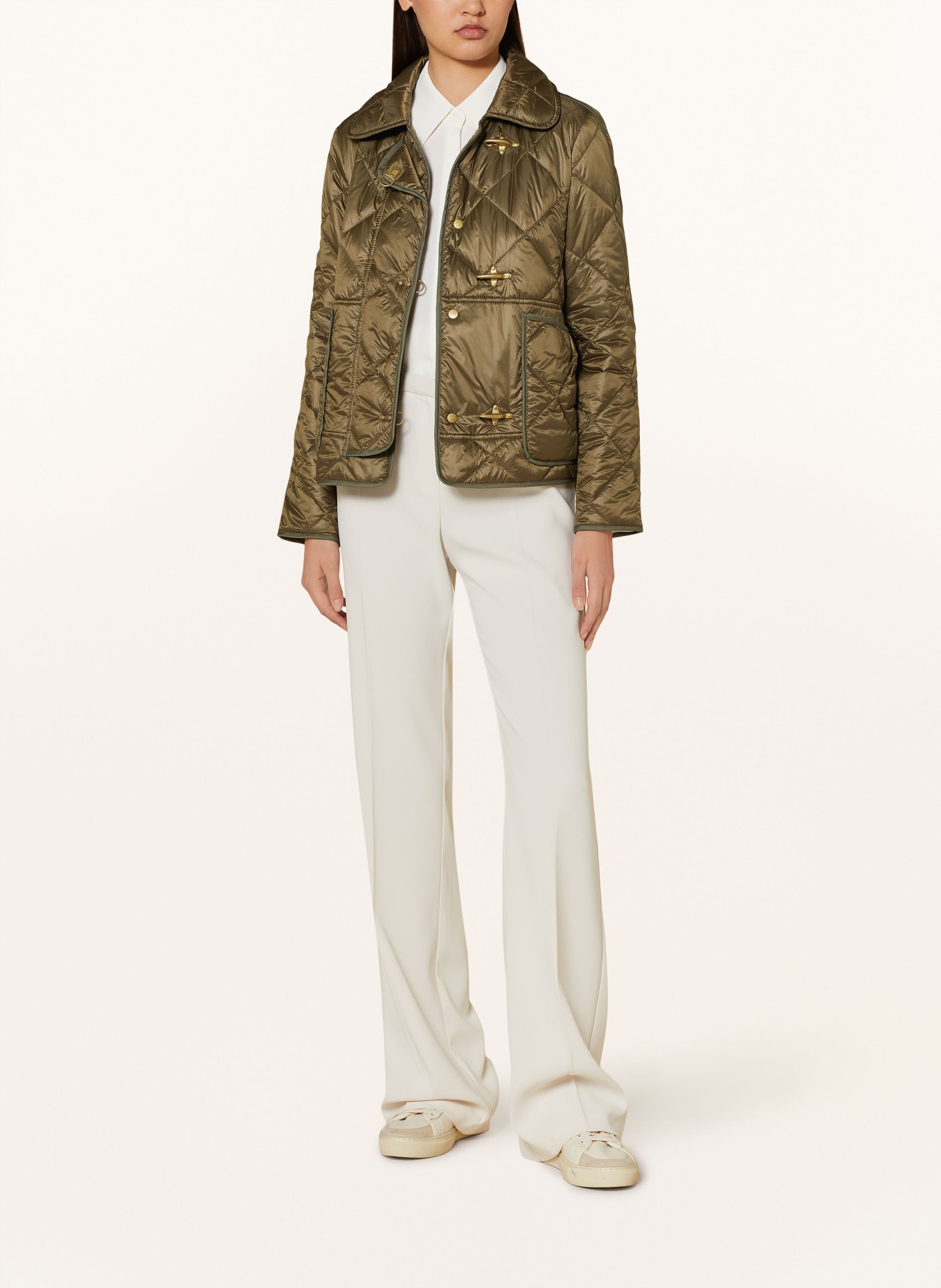 Fay Quilted jacket, Color: OLIVE (Image 2)