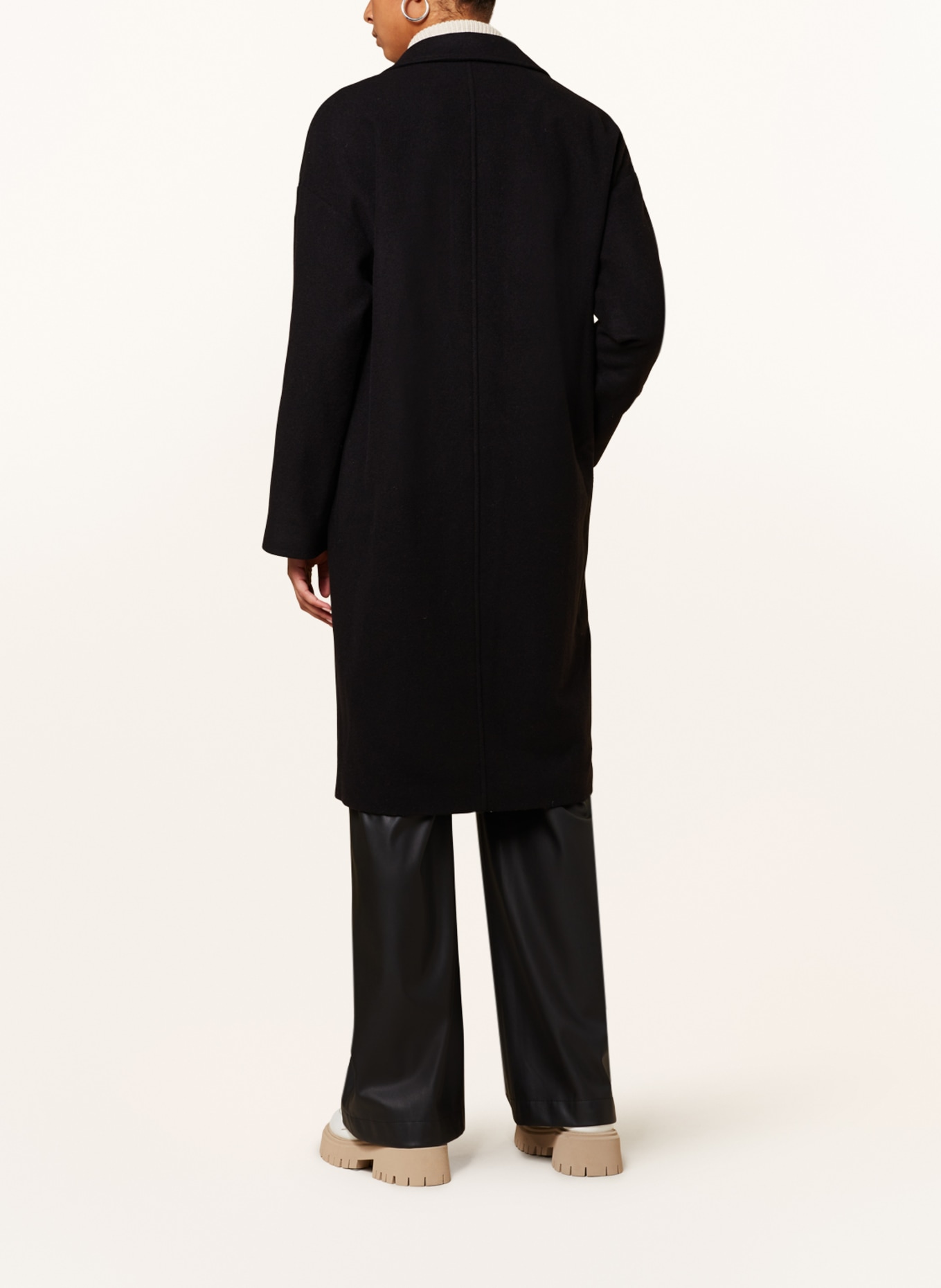 Marc O'Polo Wool coat, Color: BLACK (Image 3)