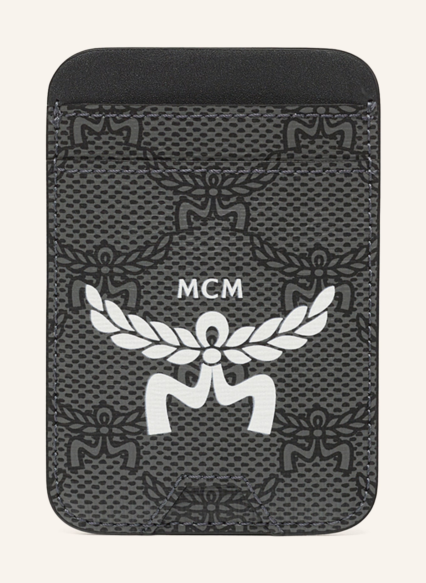 MCM Card case LAURETOS, Color: DARK GRAY (Image 1)