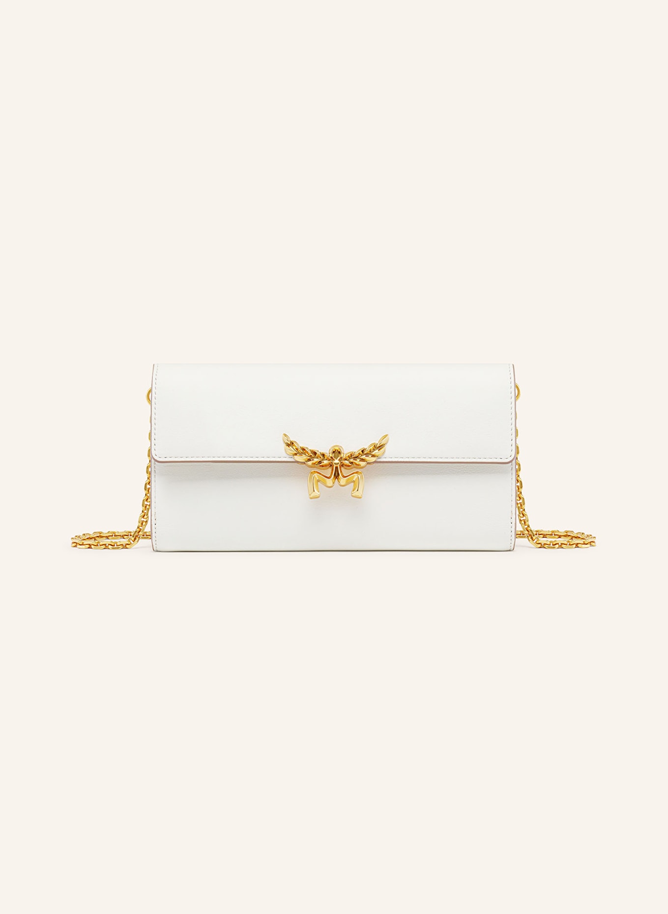 MCM Wallet HIMMEL LARGE to hang around your neck, Color: WHITE (Image 1)
