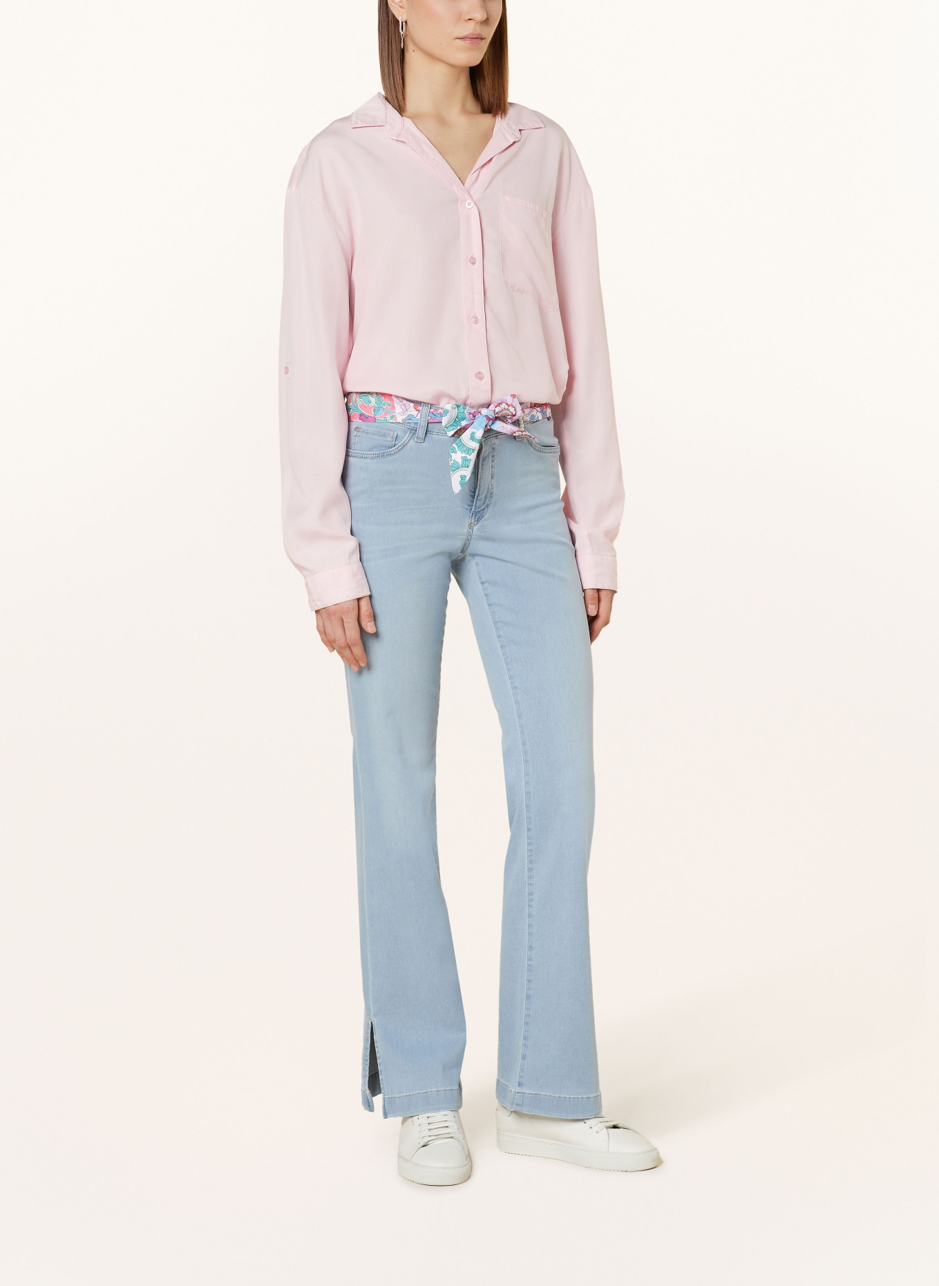 MARC CAIN Bootcut jeans, Color: 351 baby blue (Image 2)
