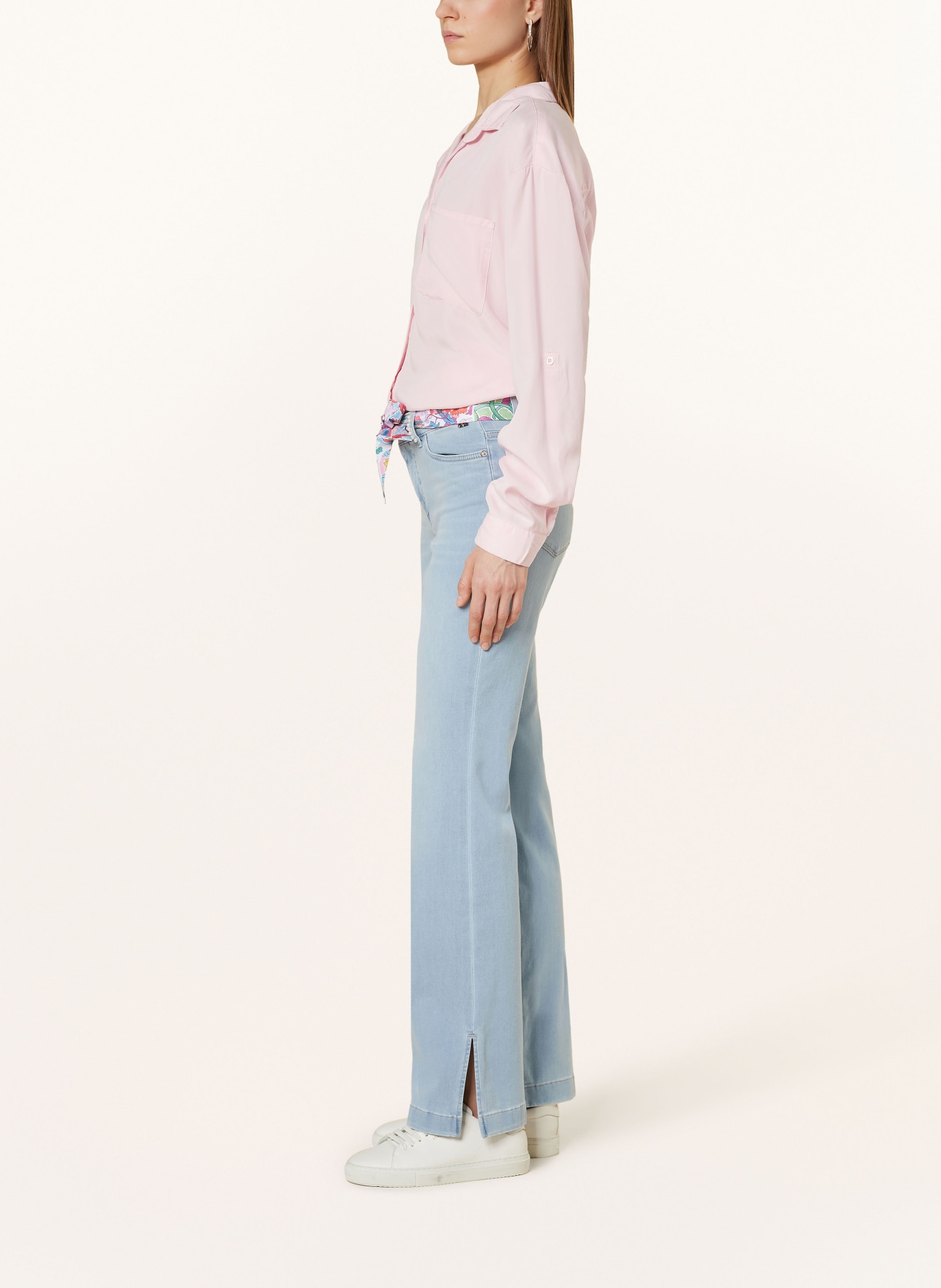MARC CAIN Bootcut jeans, Color: 351 baby blue (Image 4)