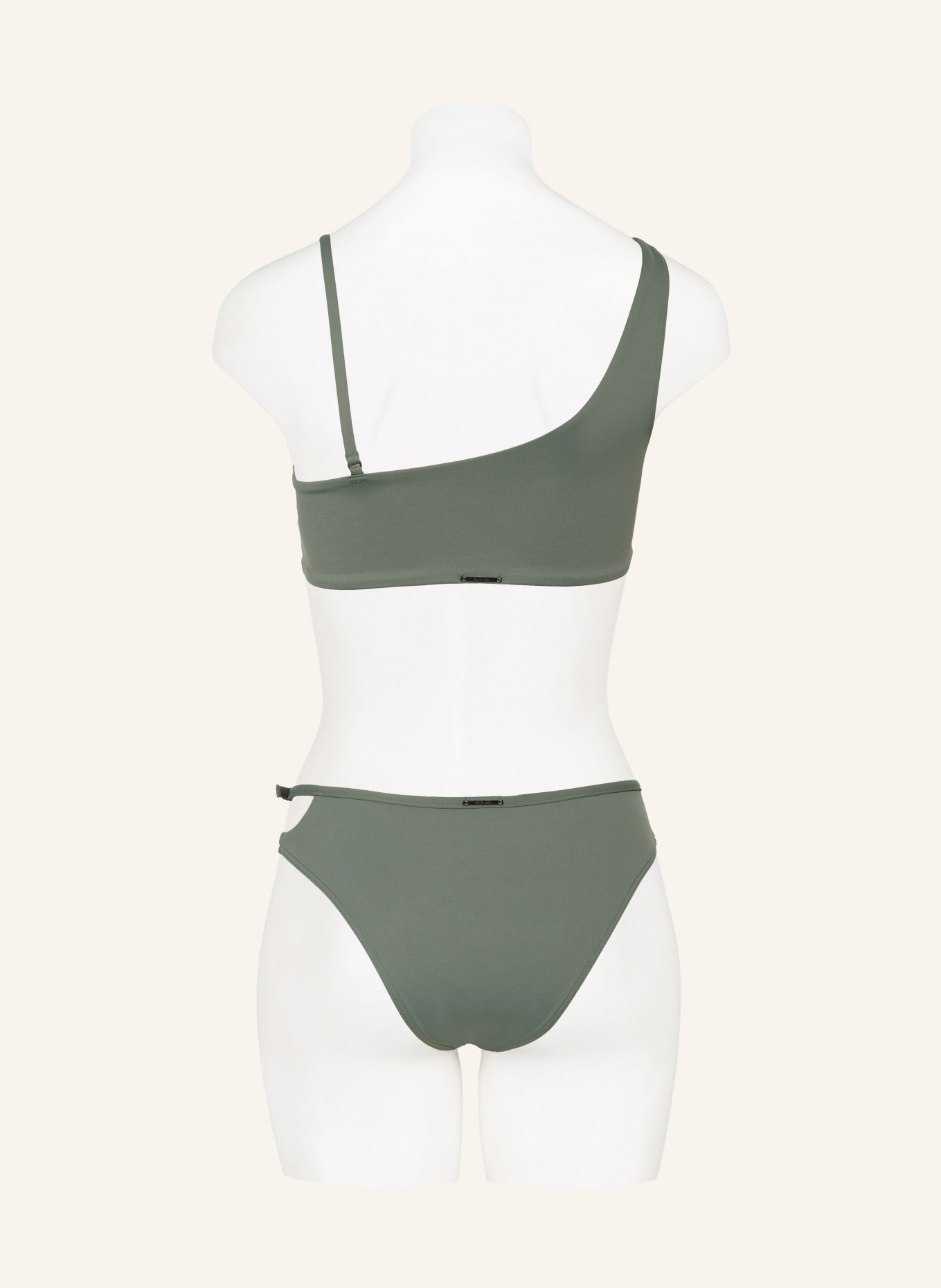 Calvin Klein Bralette bikini top CK MICRO BELT, Color: GREEN (Image 3)