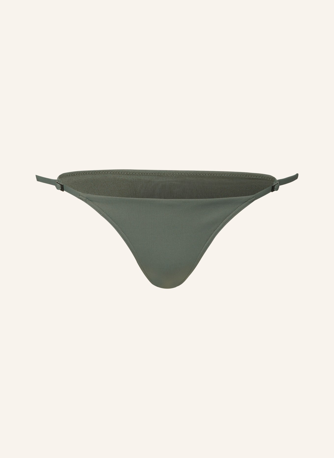 Calvin Klein Triangle bikini bottoms CK MICRO BELT, Color: GREEN (Image 1)