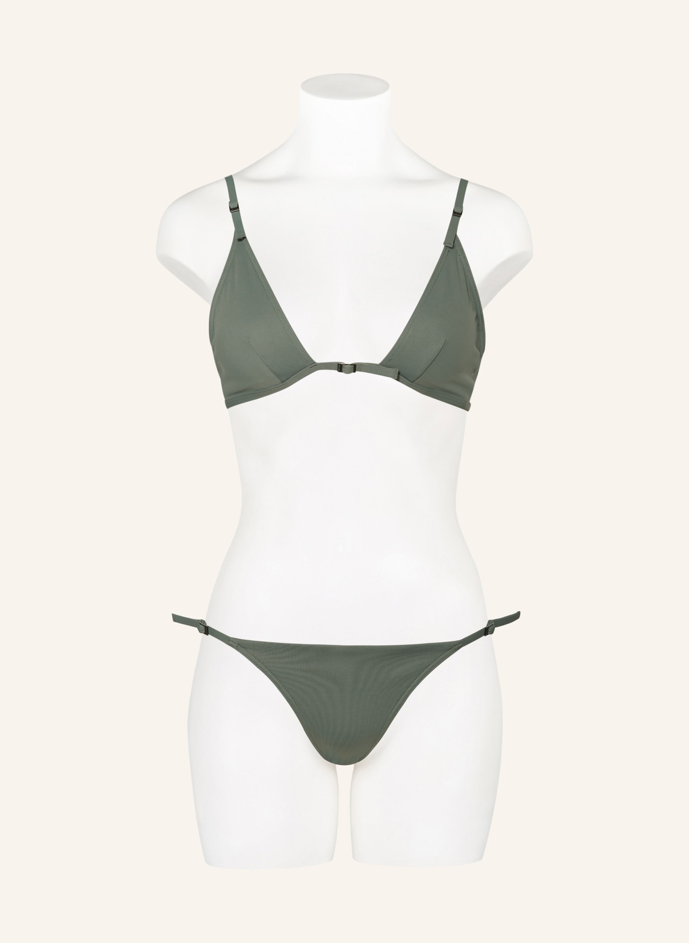 Calvin Klein Triangle bikini bottoms CK MICRO BELT, Color: GREEN (Image 2)