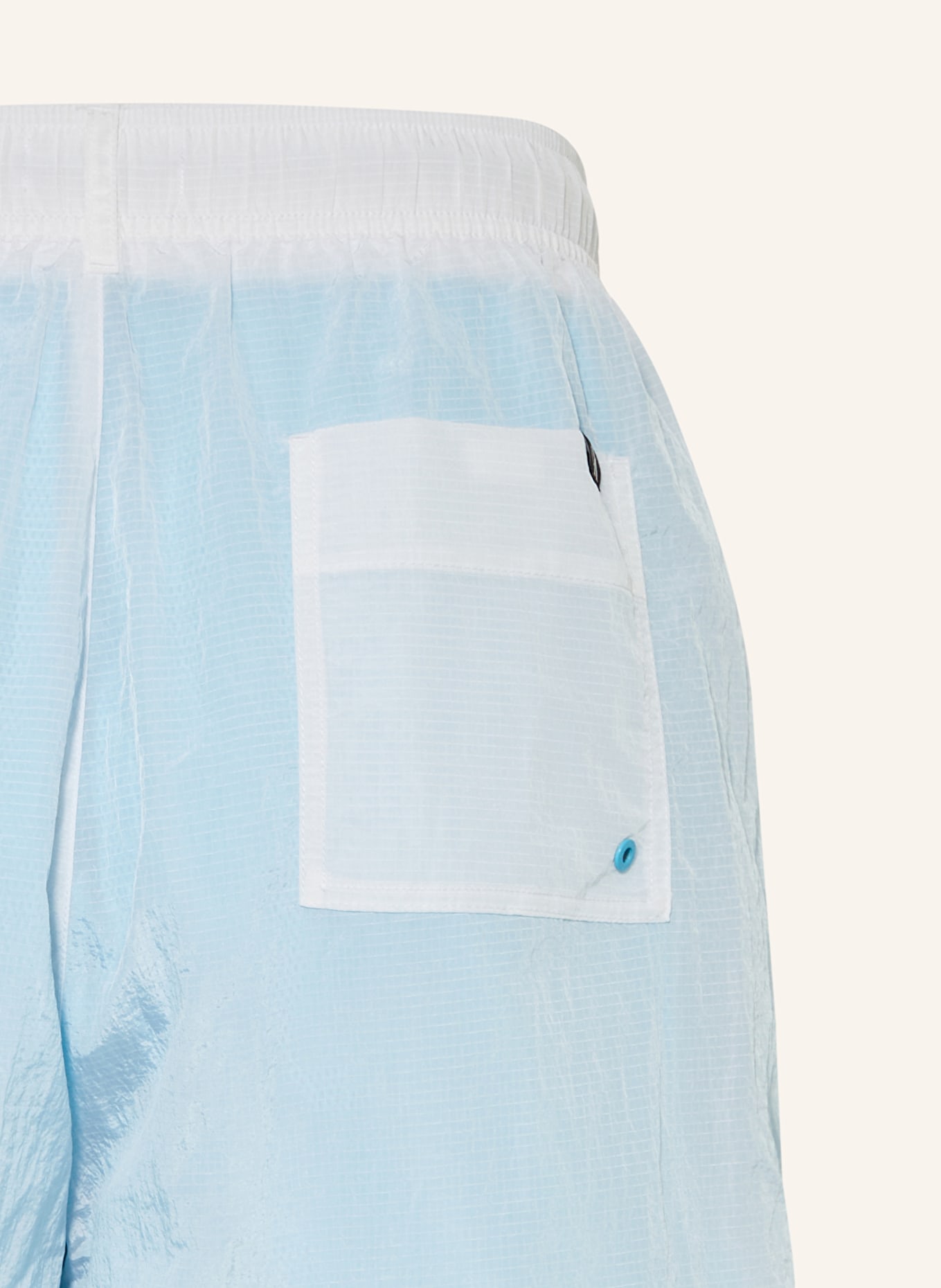 Calvin Klein Swim shorts CK MONOGRAM, Color: WHITE/ LIGHT BLUE (Image 3)