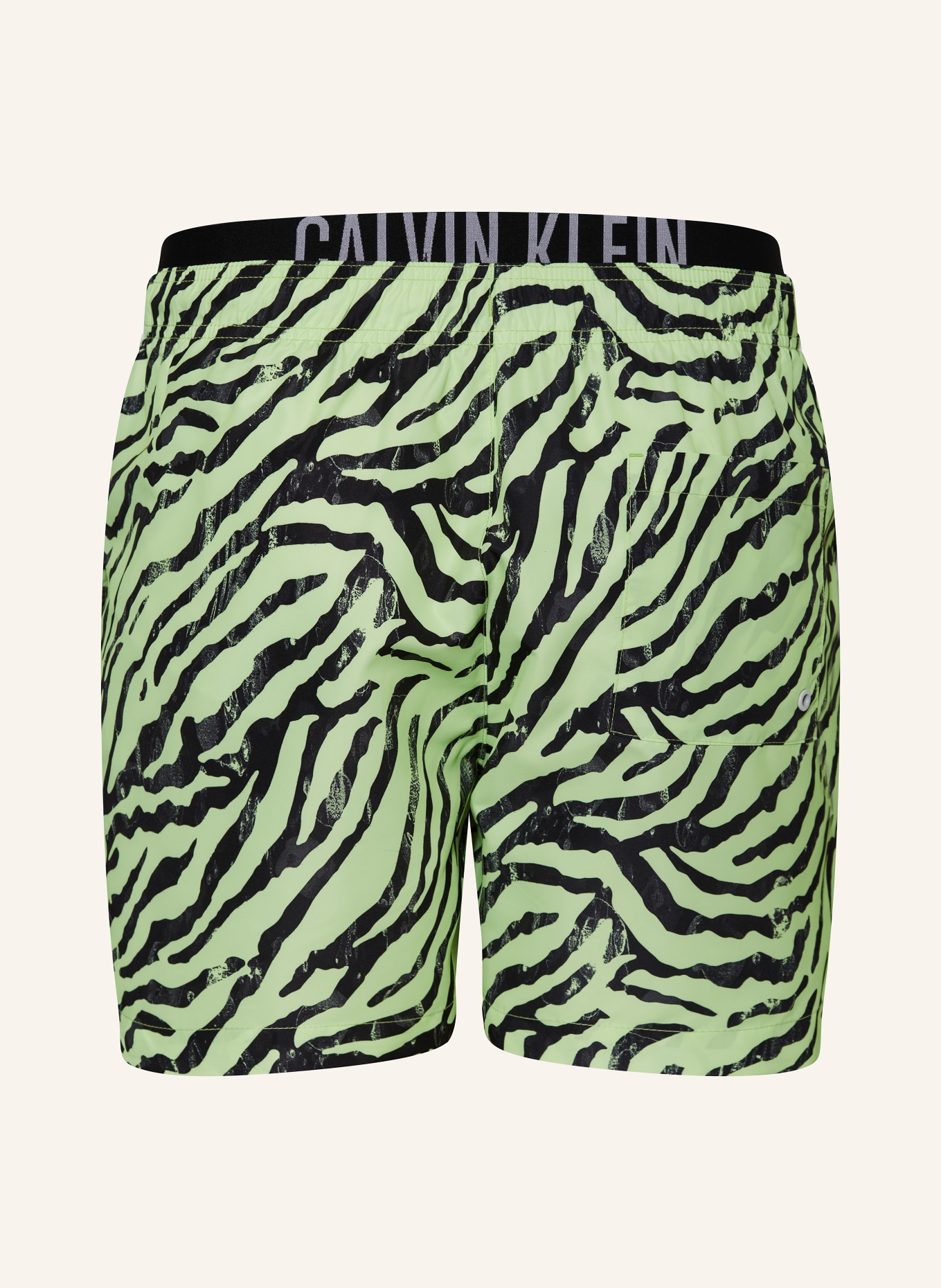 Calvin Klein Swim shorts, Color: NEON YELLOW/ BLACK (Image 2)
