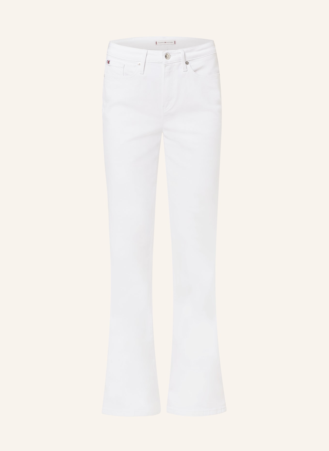 TOMMY HILFIGER Bootcut Jeans, Farbe: YCF TH OPTIC WHITE (Bild 1)