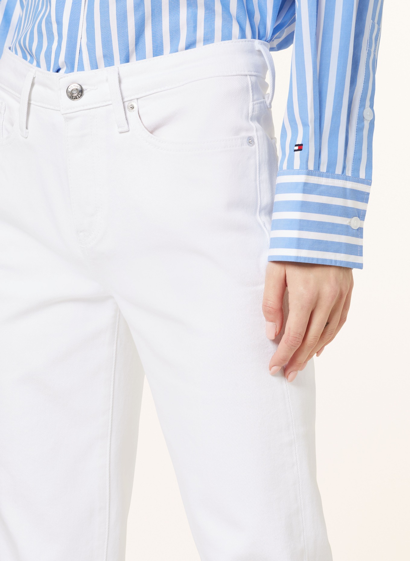 TOMMY HILFIGER Bootcut jeans, Color: YCF TH OPTIC WHITE (Image 5)