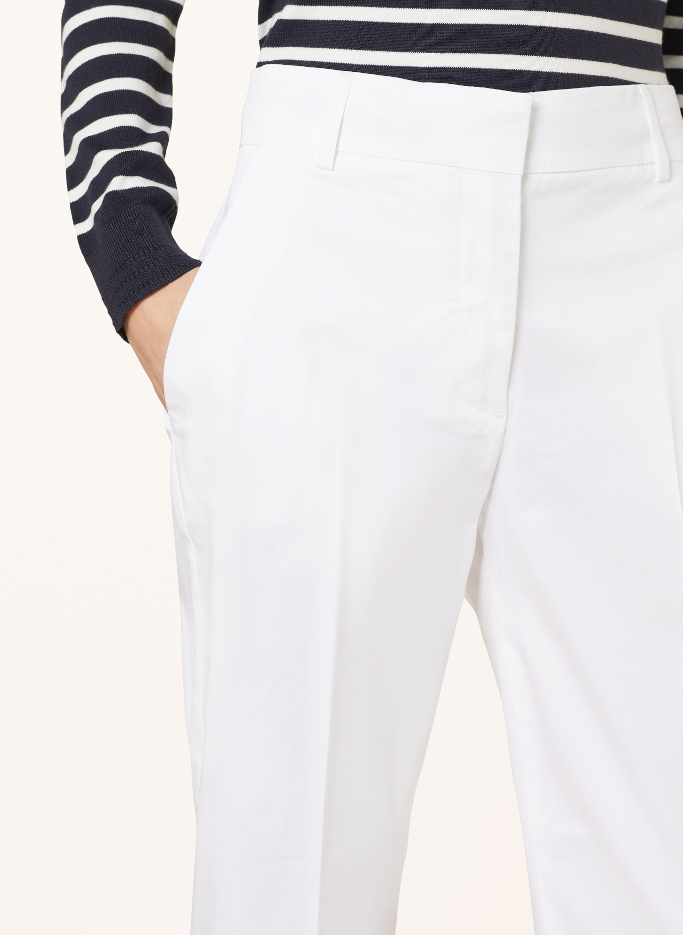 TOMMY HILFIGER 7/8 pants, Color: WHITE (Image 6)