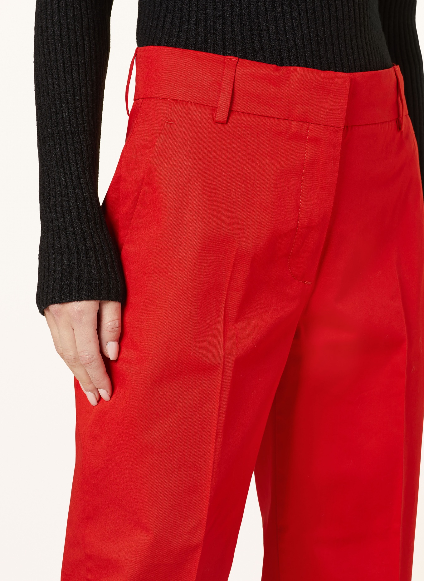 TOMMY HILFIGER 7/8 pants, Color: RED (Image 5)