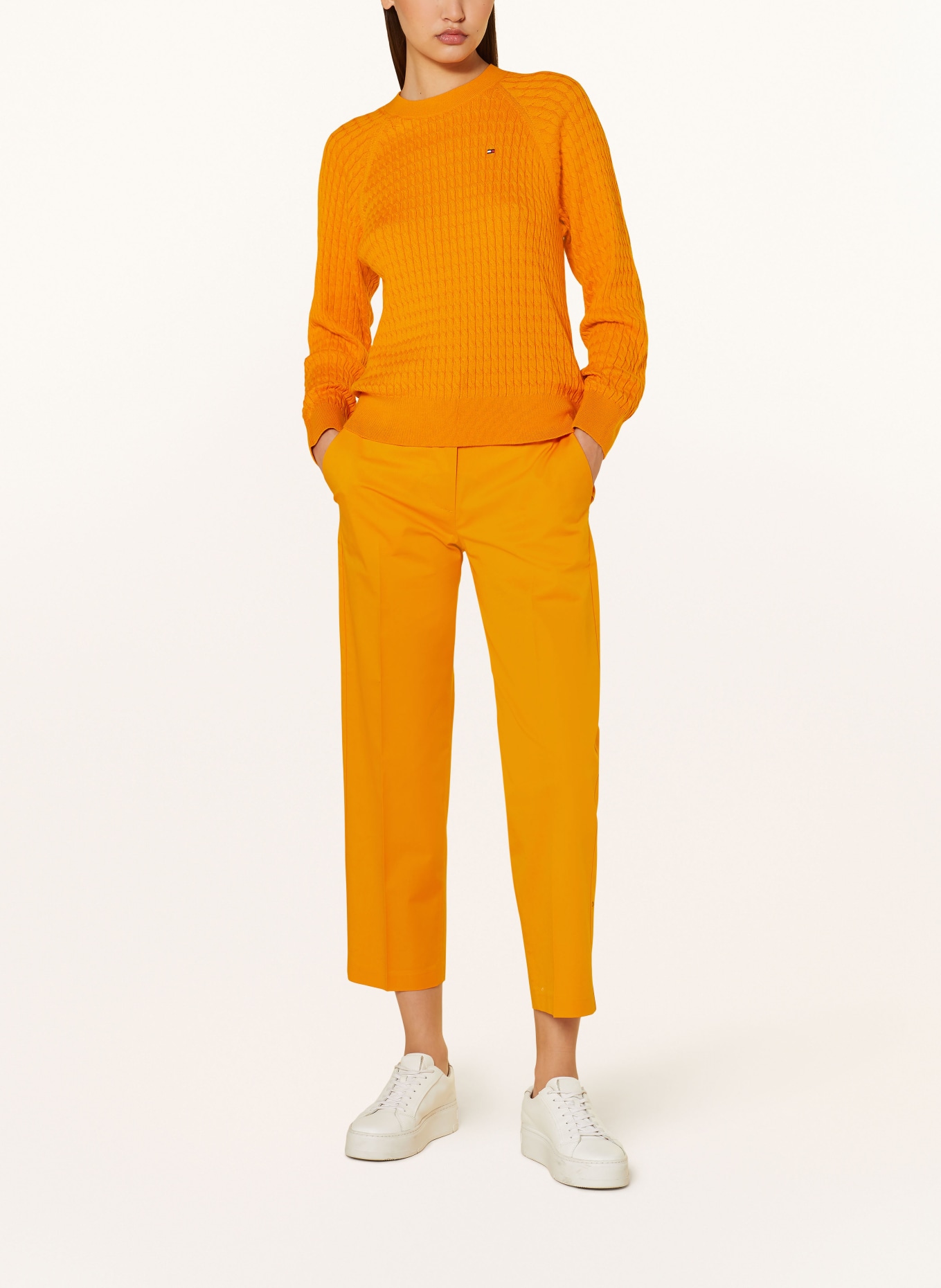 TOMMY HILFIGER 7/8 pants, Color: ORANGE (Image 2)