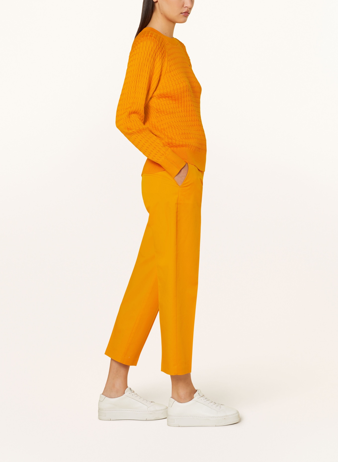 TOMMY HILFIGER 7/8 pants, Color: ORANGE (Image 4)