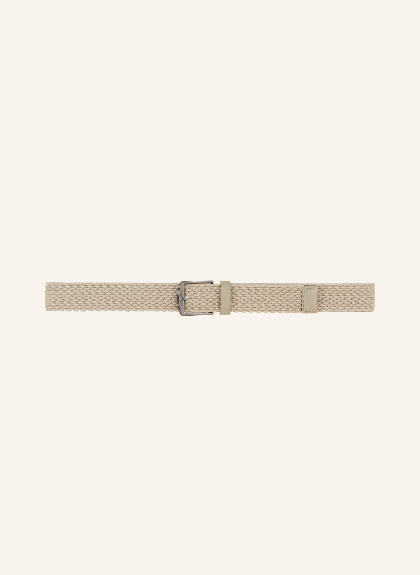 Calvin Klein Braided belt, Color: BEIGE (Image 2)