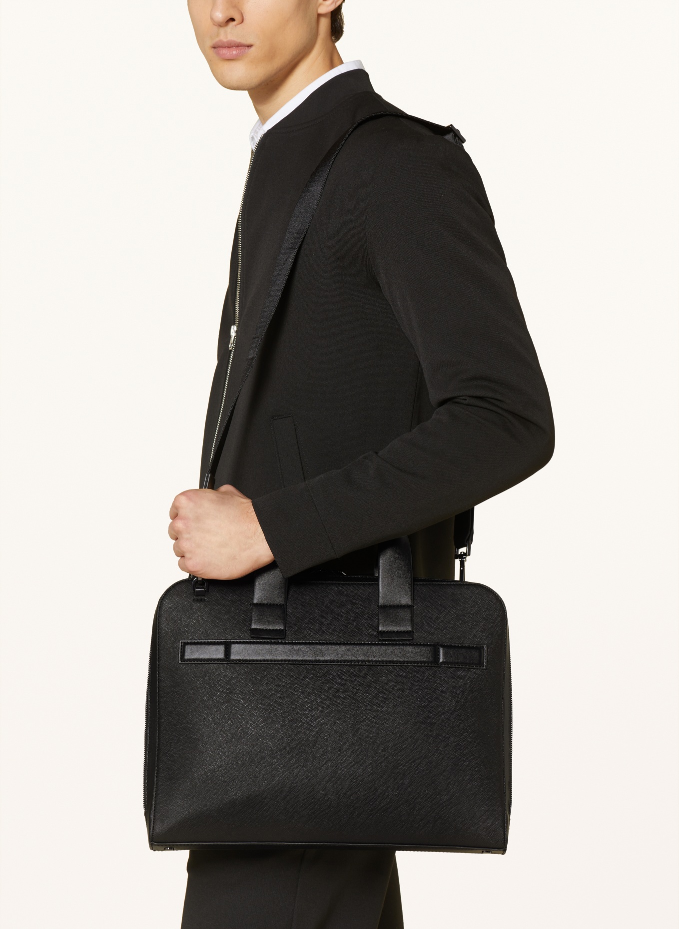 Calvin Klein Laptop-Tasche, Farbe: SCHWARZ (Bild 4)