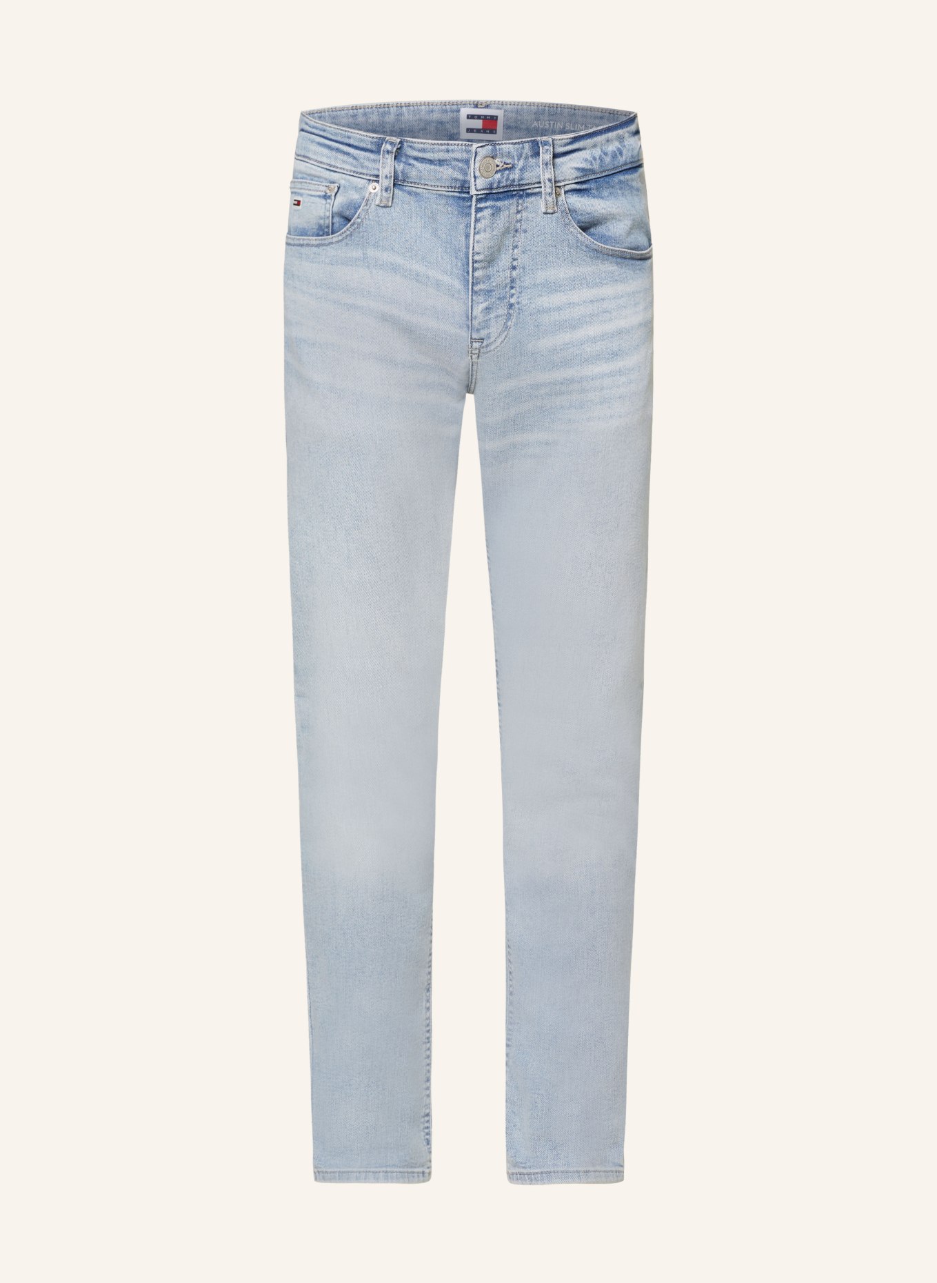 TOMMY JEANS Jeans AUSTIN Slim Tapered Fit, Farbe: 1AB Denim Light (Bild 1)