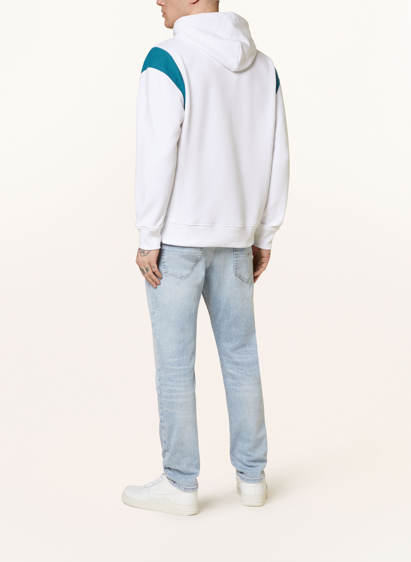 TOMMY JEANS Hoodie, Color: WHITE (Image 3)
