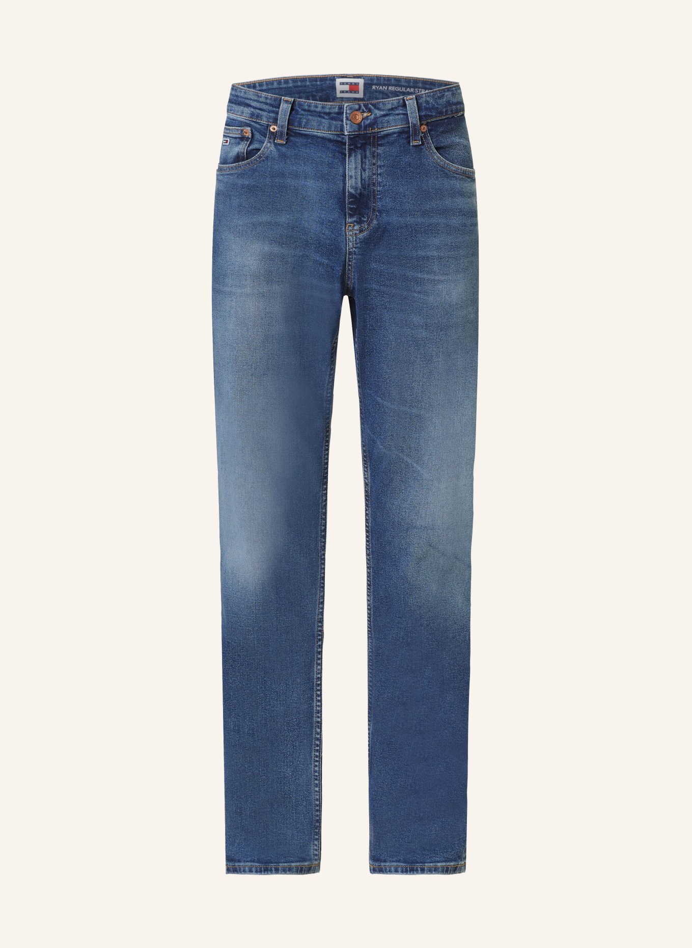 TOMMY JEANS Jeans RYAN Regular Straight Fit, Farbe: 1BK Denim Dark (Bild 1)