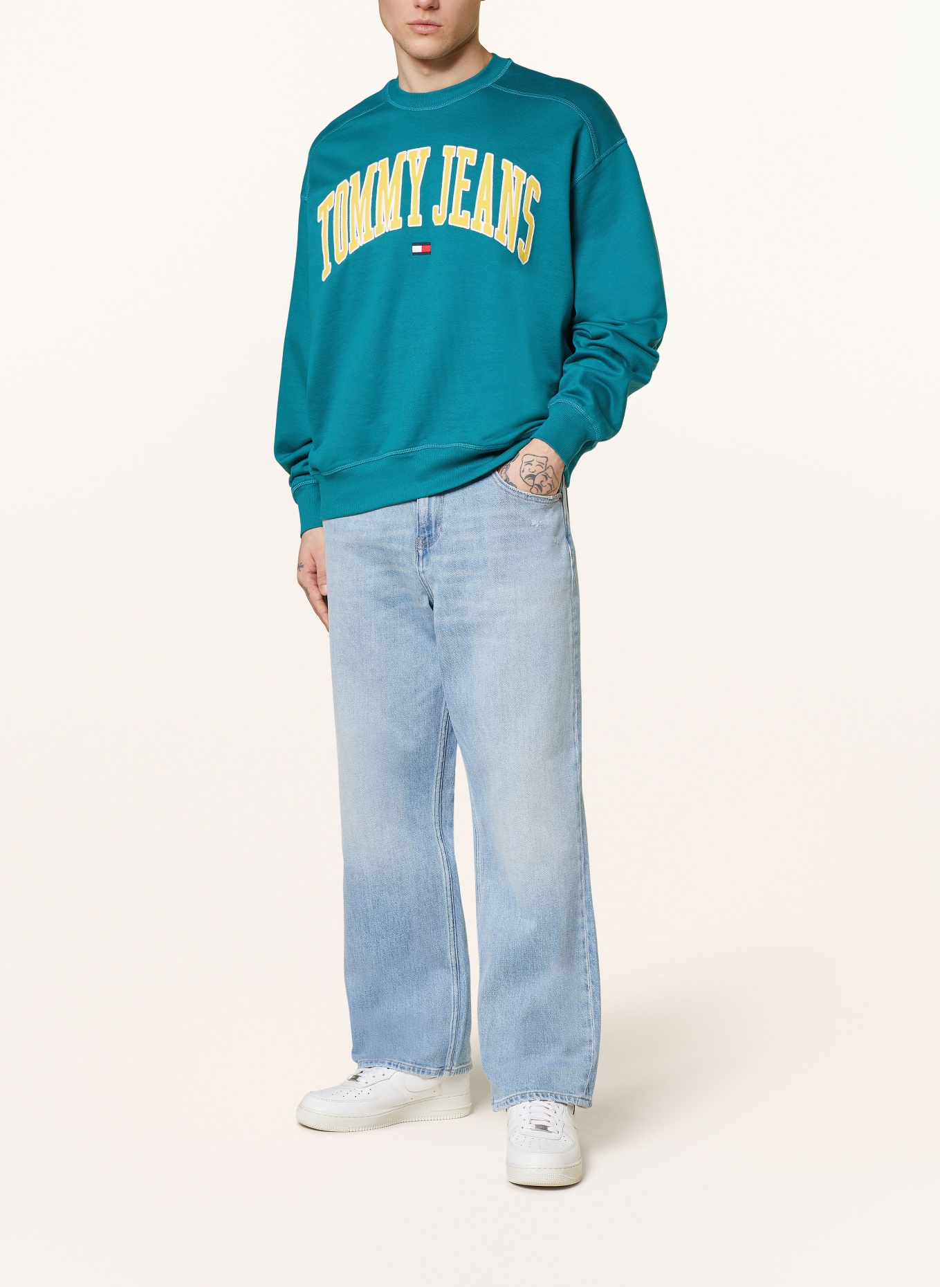 TOMMY JEANS Sweatshirt, Color: TEAL (Image 2)