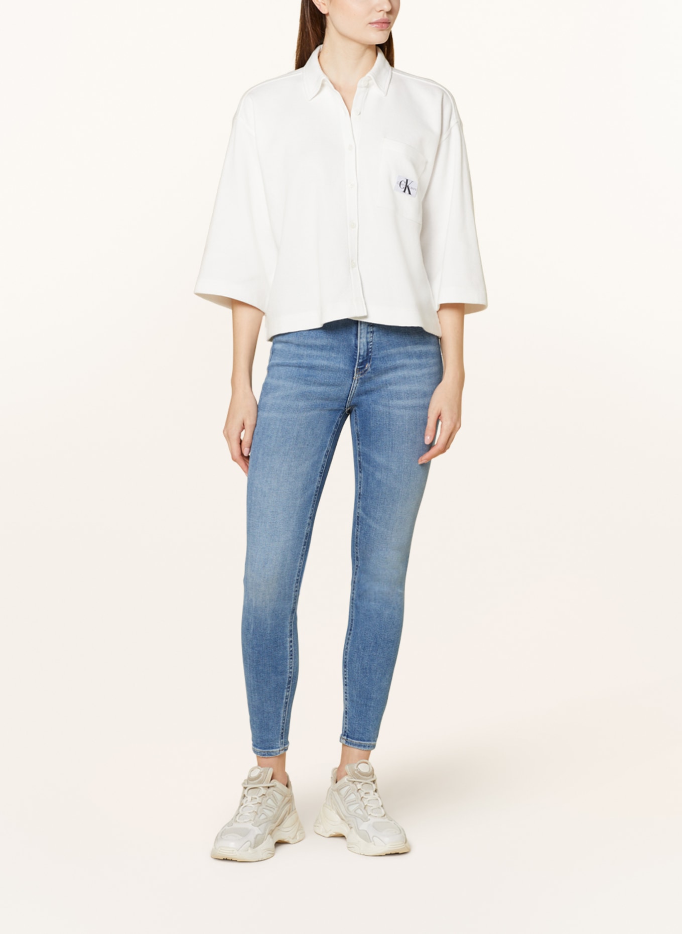 Calvin Klein Jeans Jeansy skinny, Kolor: 1AA Denim Light (Obrazek 2)