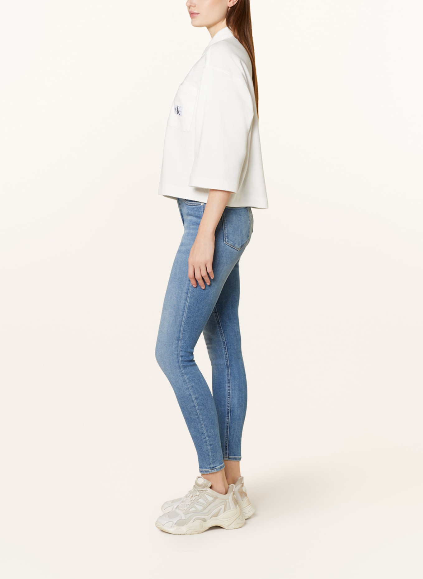 Calvin Klein Jeans Jeansy skinny, Kolor: 1AA Denim Light (Obrazek 4)