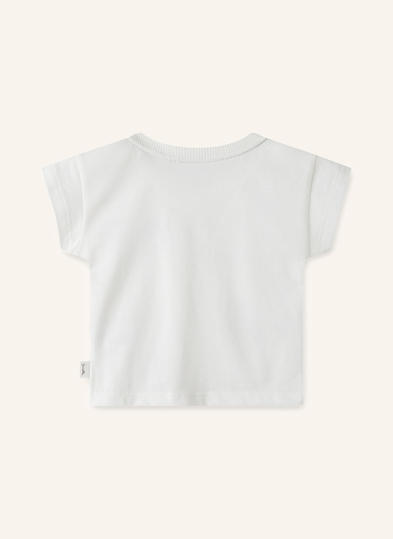 Sanetta PURE T-Shirt, Farbe: WEISS/ MINT/ BRAUN (Bild 2)