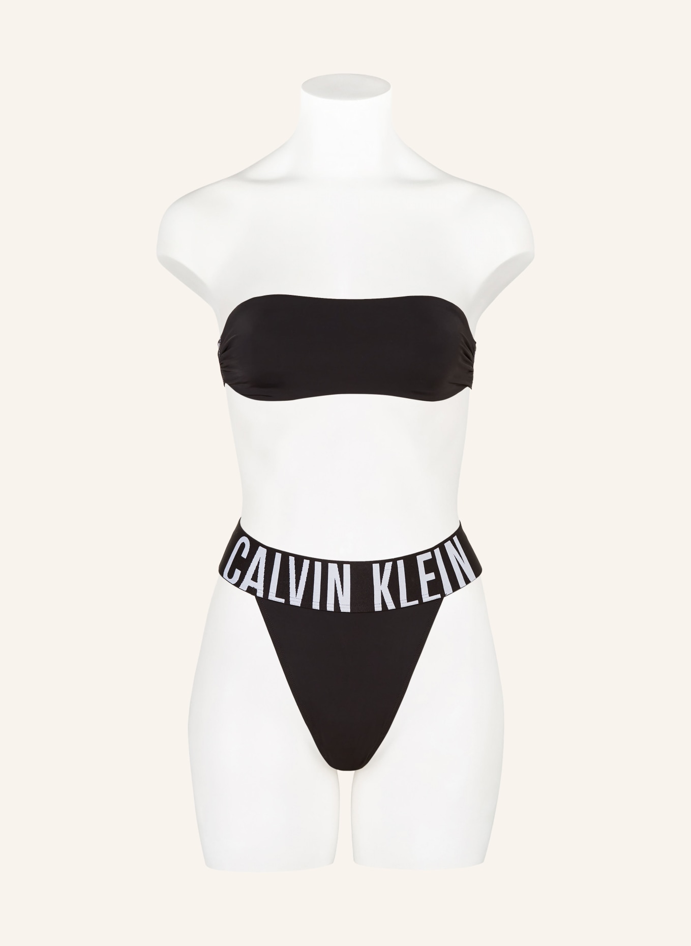 Calvin Klein Stringi INTENSE POWER, Kolor: CZARNY (Obrazek 4)