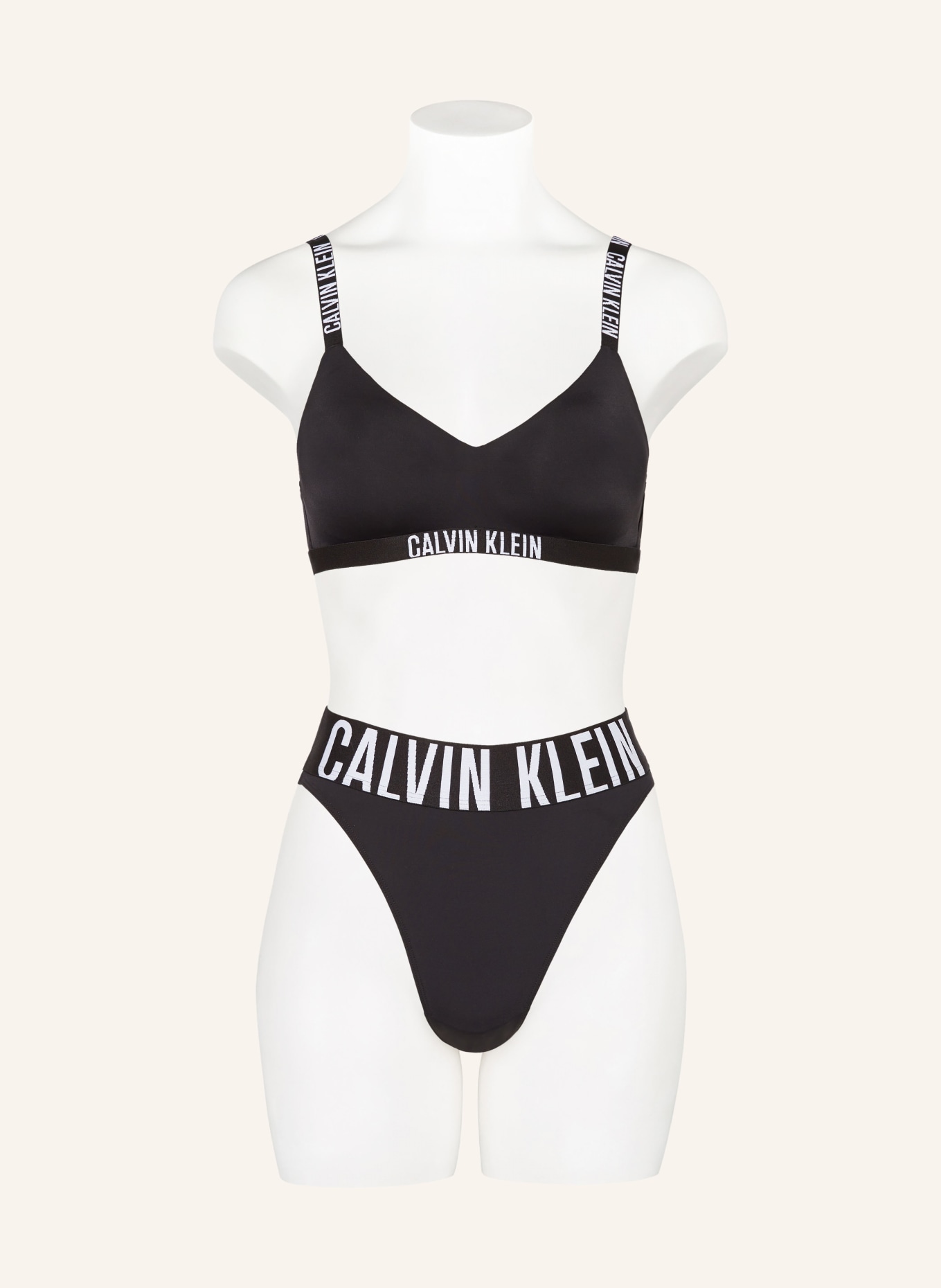 Calvin Klein Bralette INTENSE POWER, Color: BLACK/ WHITE (Image 2)
