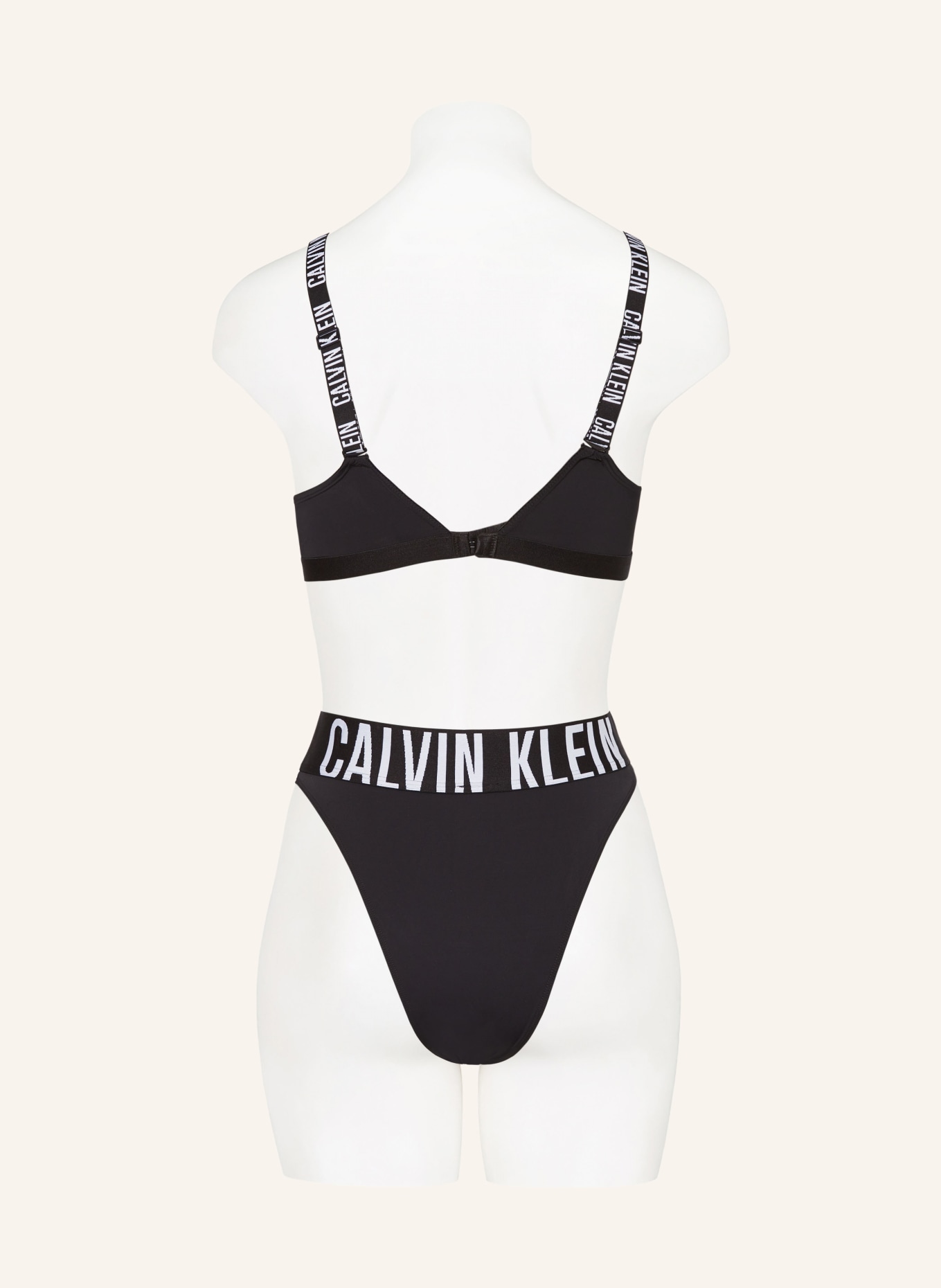 Calvin Klein Biustonosz bustier INTENSE POWER, Kolor: CZARNY/ BIAŁY (Obrazek 3)