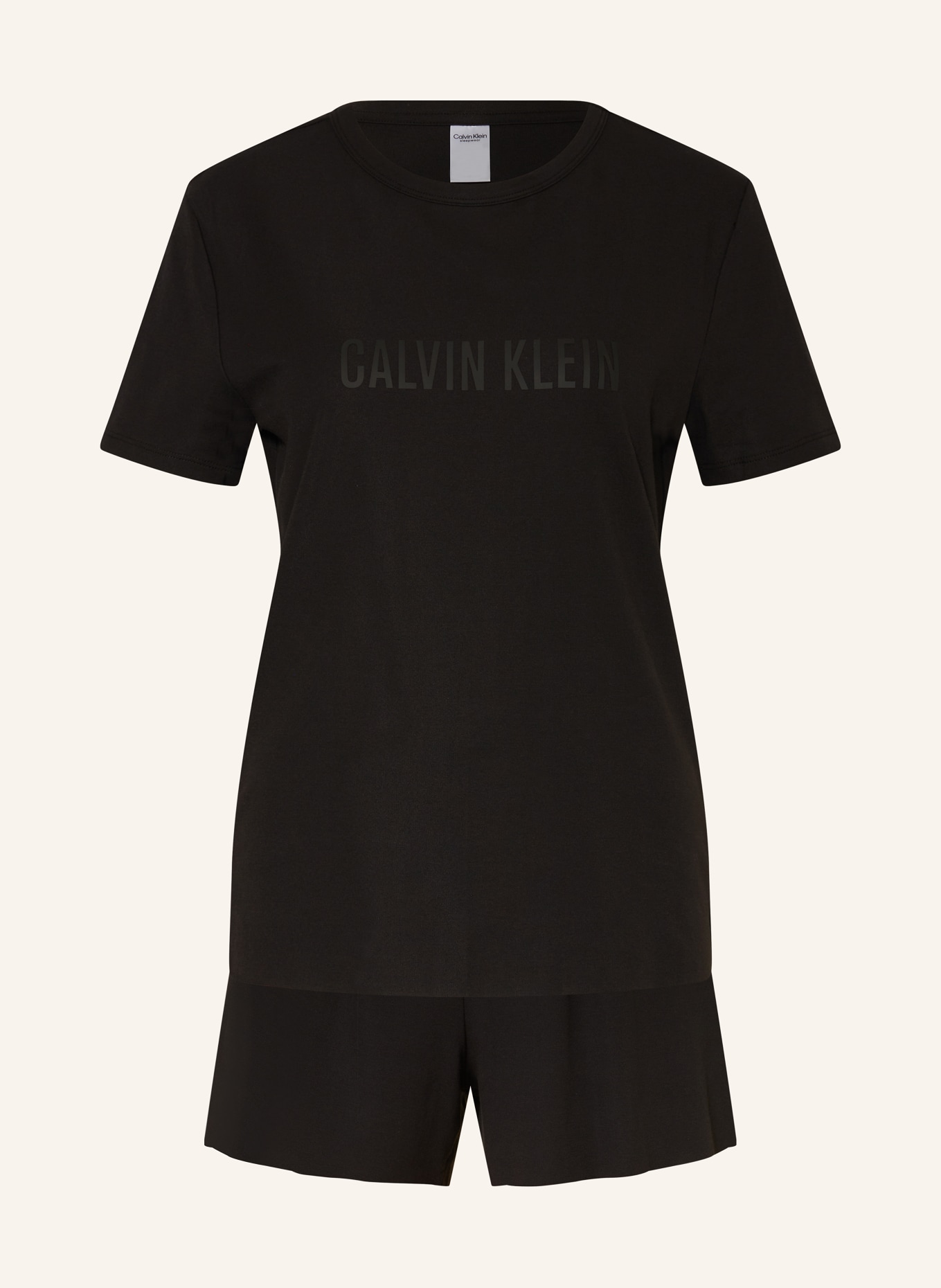Calvin Klein Pyžamo se šortkami INTENSE POWER, Barva: ČERNÁ (Obrázek 1)