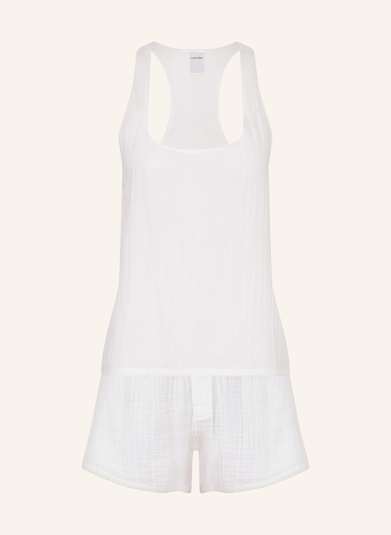 Calvin Klein Shorty pajamas PURE, Color: WHITE (Image 1)