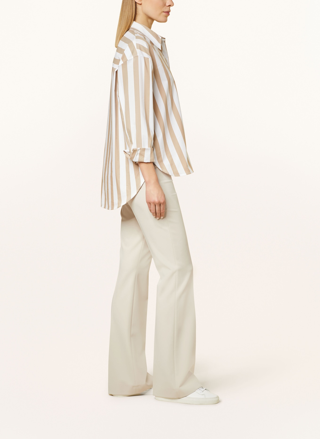 CINQUE Wide leg trousers CISALO, Color: BEIGE (Image 4)