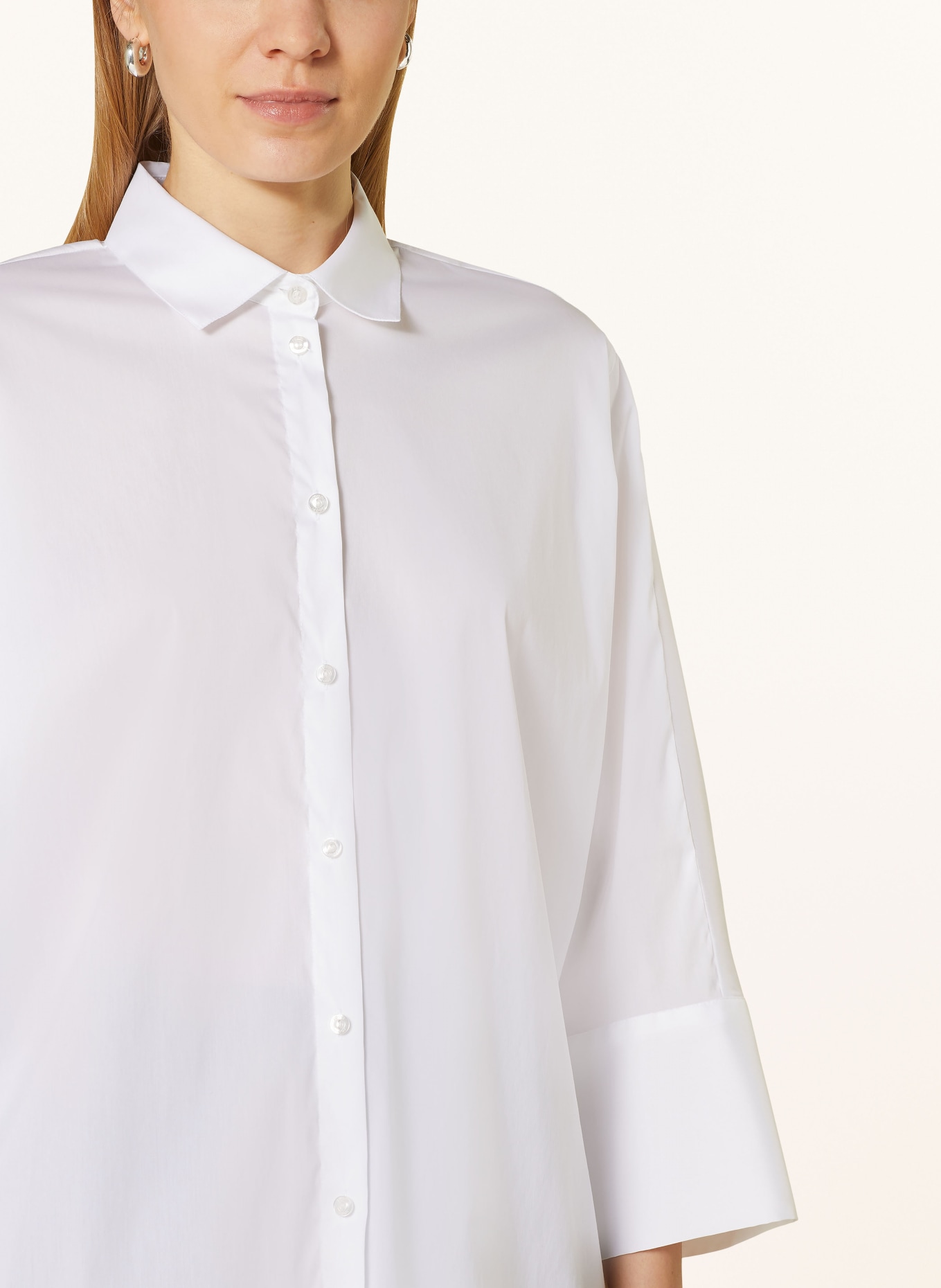 JOOP! Shirt blouse with 3/4 sleeves, Color: WHITE (Image 4)