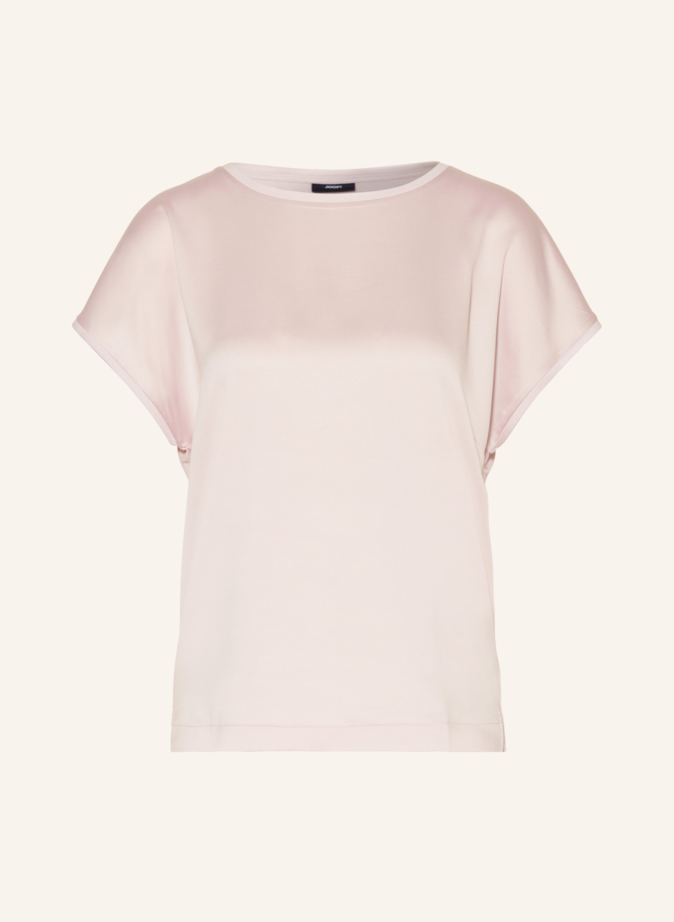 JOOP! Shirt blouse in mixed materials, Color: LIGHT PINK (Image 1)