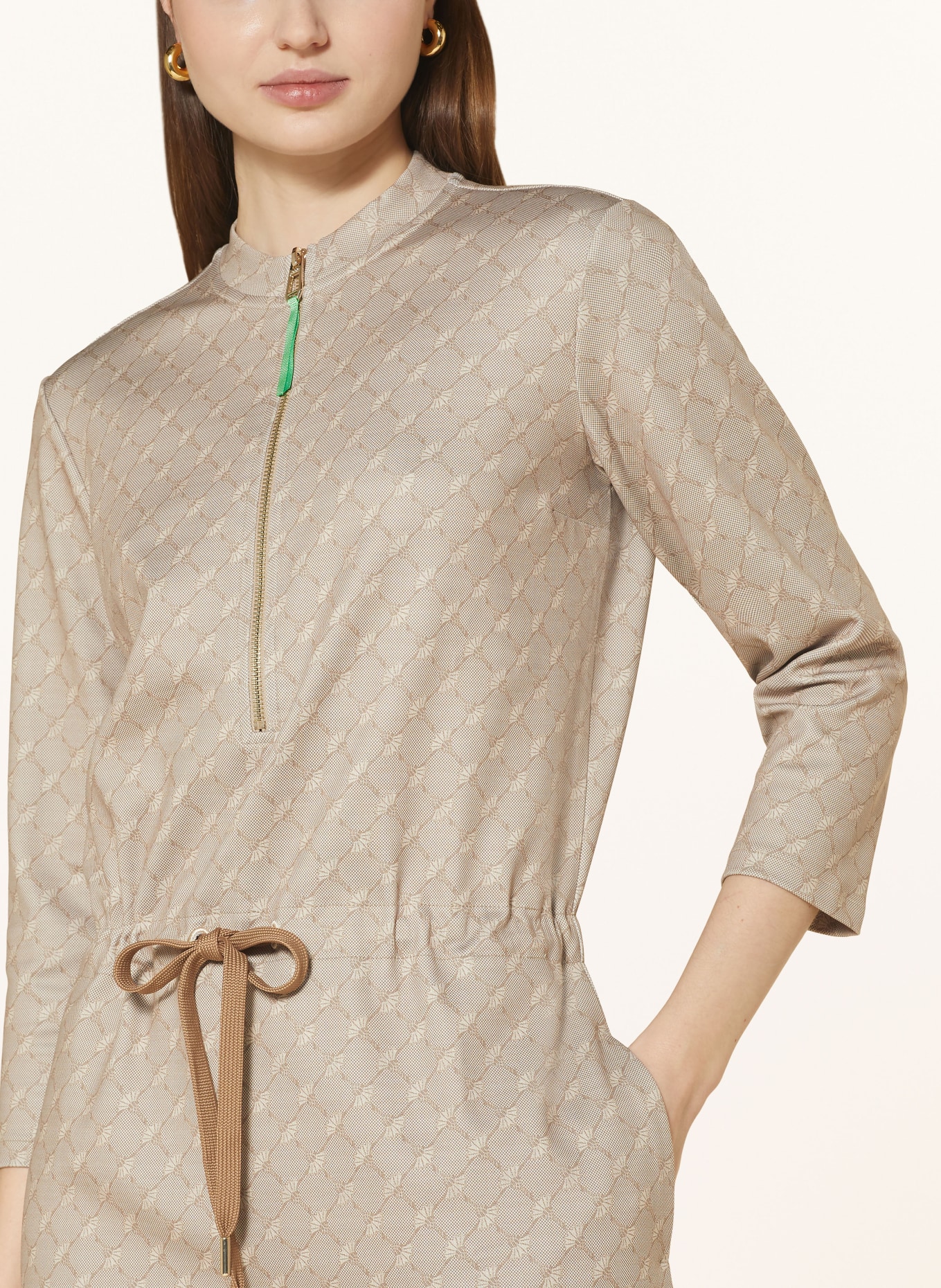 JOOP! Jersey dress with 3/4 sleeves, Color: BEIGE/ CREAM (Image 4)