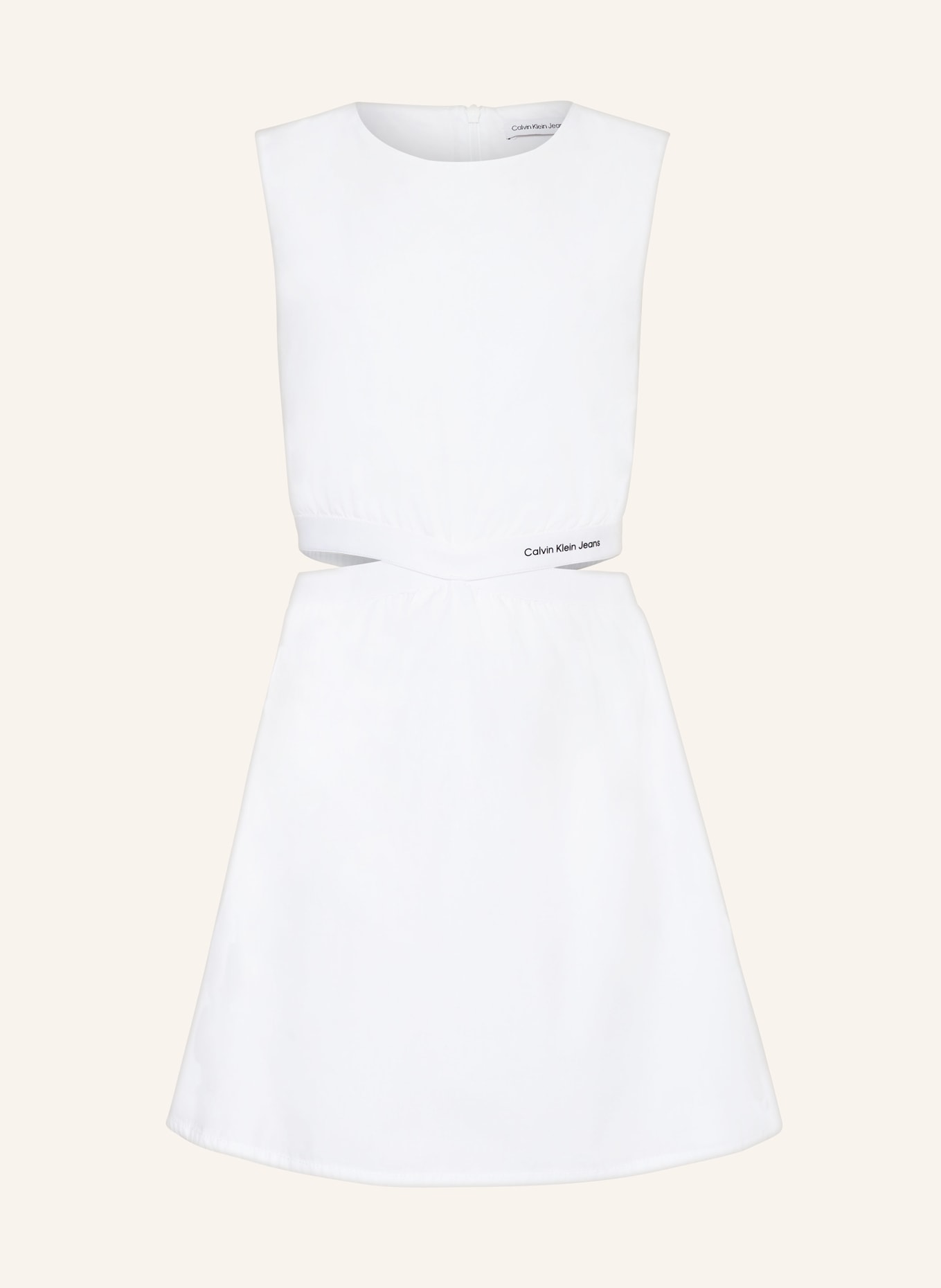 Calvin Klein Kleid mit Cut-out, Farbe: WEISS (Bild 1)