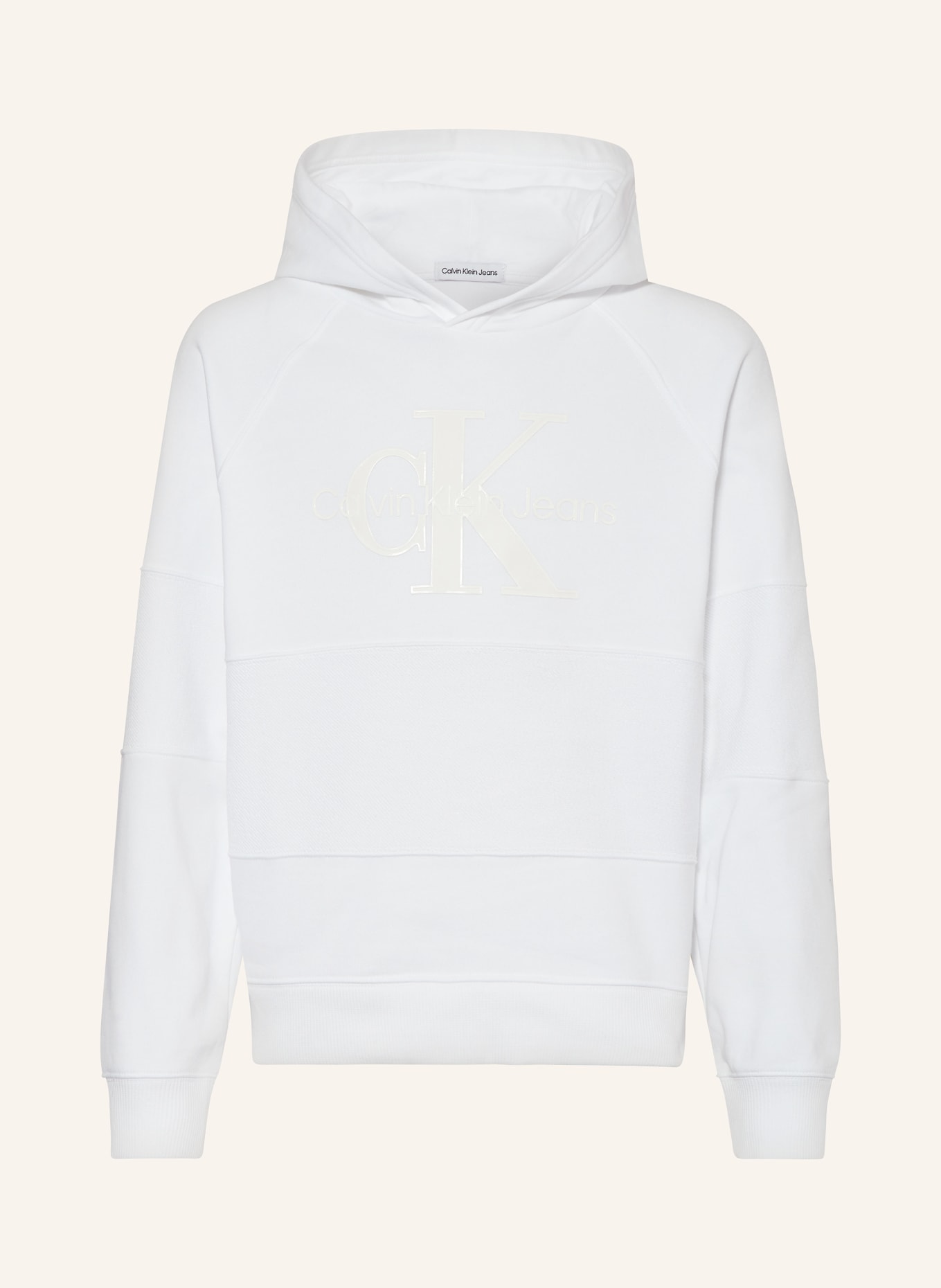 Calvin Klein Hoodie, Farbe: WEISS (Bild 1)