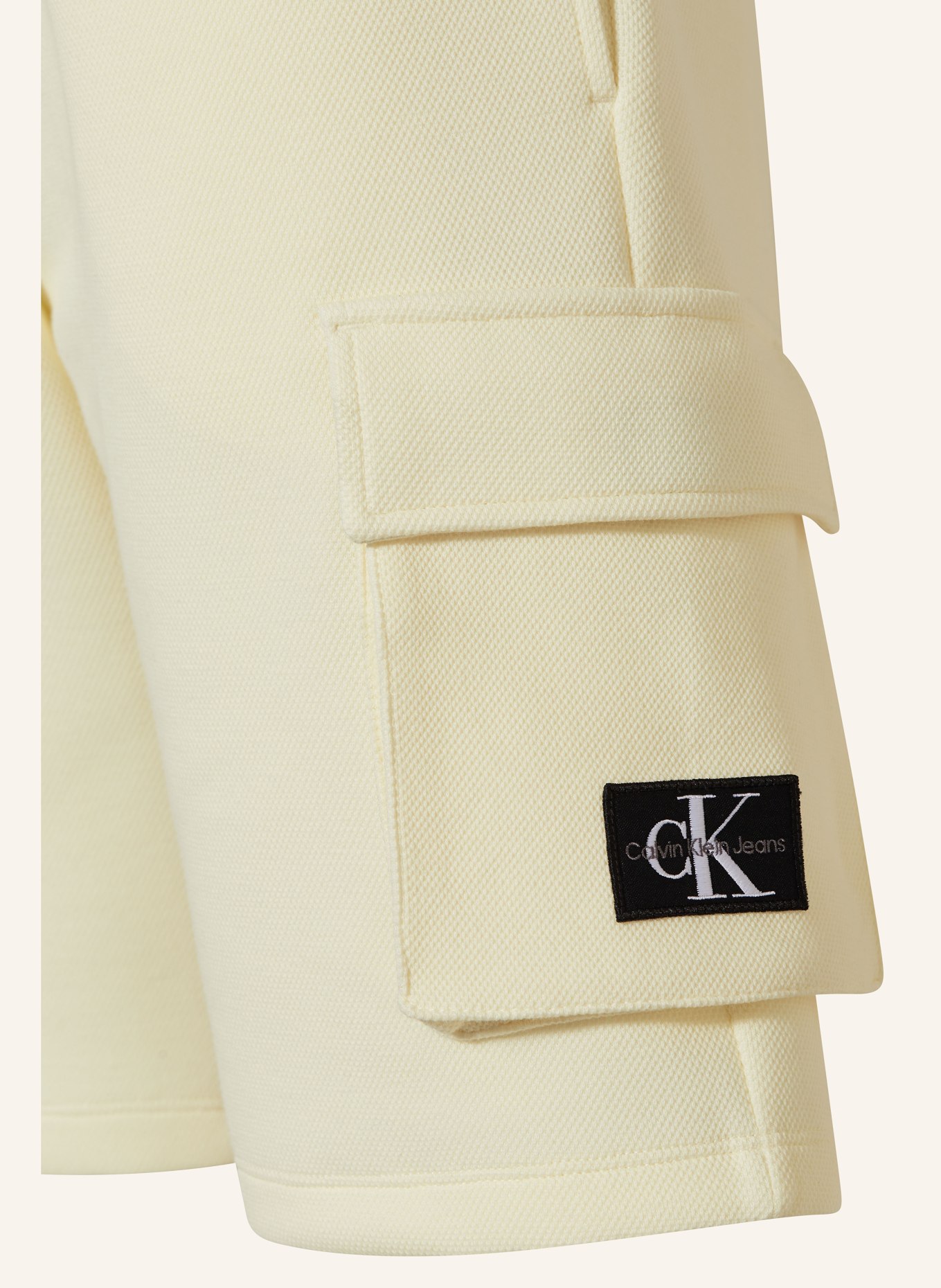 Calvin Klein Sweatshorts, Farbe: ECRU (Bild 3)