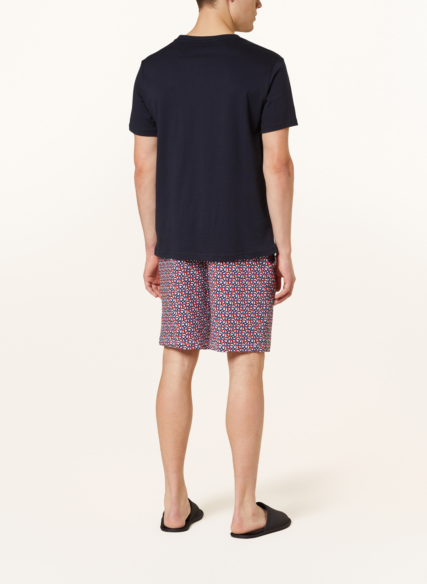 TOMMY HILFIGER Shorty pajamas, Color: DARK BLUE/ RED/ WHITE (Image 3)