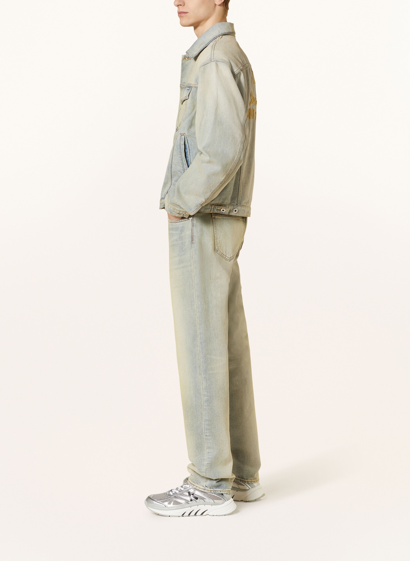 KENZO Jeans BARA Slim Fit, Farbe: HELLBLAU/ HELLGELB (Bild 4)